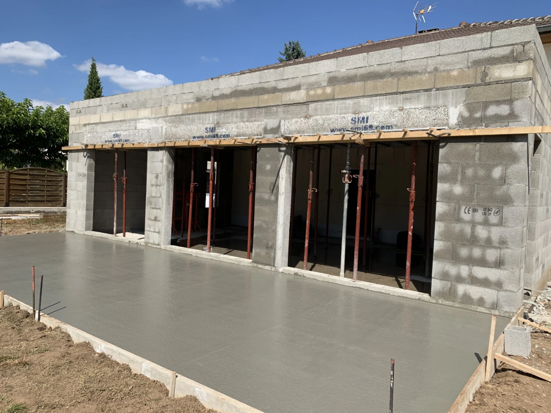 Création de terrasse béton ou carrelé