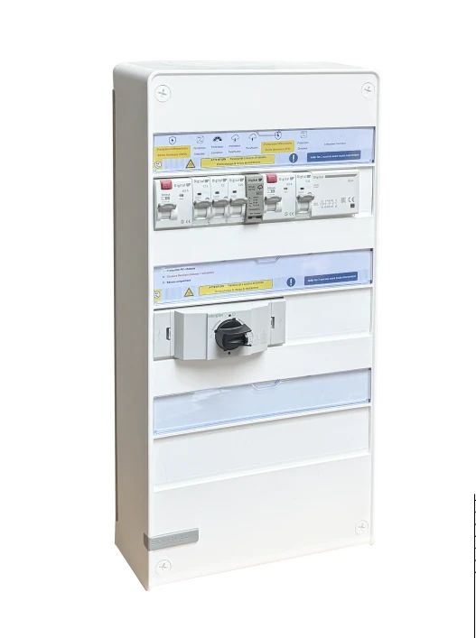 Coffret Back Up  avec inverseur automatique 10 ms monophasé 63A Bourgeois Global