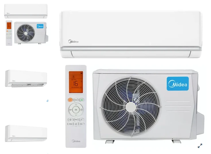 climatisation réversible 2.64 Kw jusqu' a 25 m2 Midea pose inclus