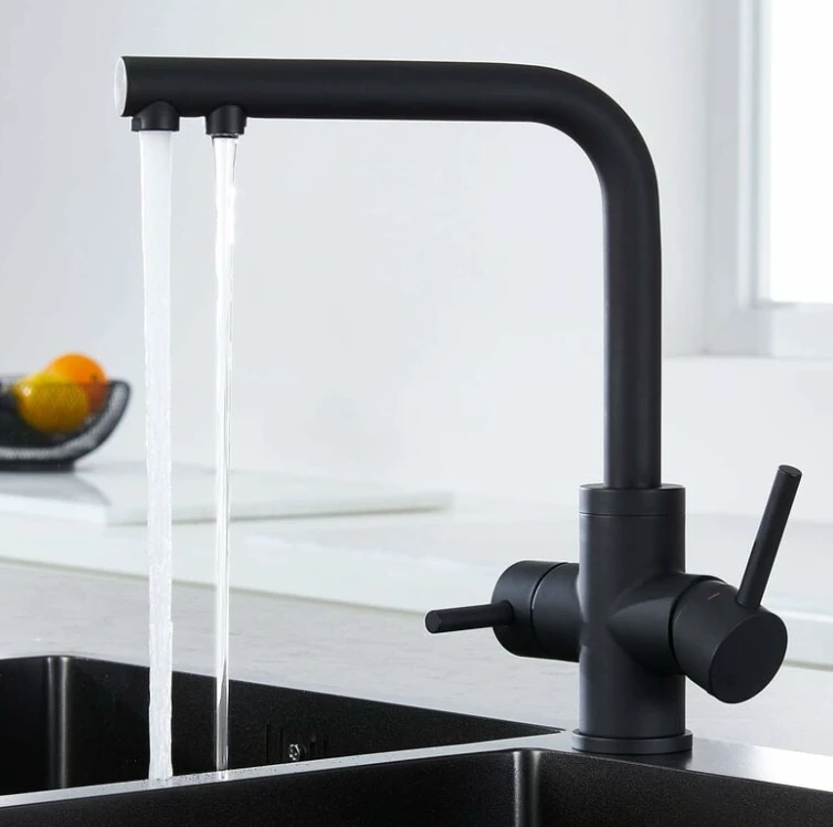 Osmoseur mineralisant BWT Ecosoft pour eau de boisson sous evier + robinet evier 3 voie noir ou chrome pose inclus