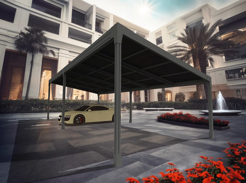 installation de pergola solaire Mitjavila