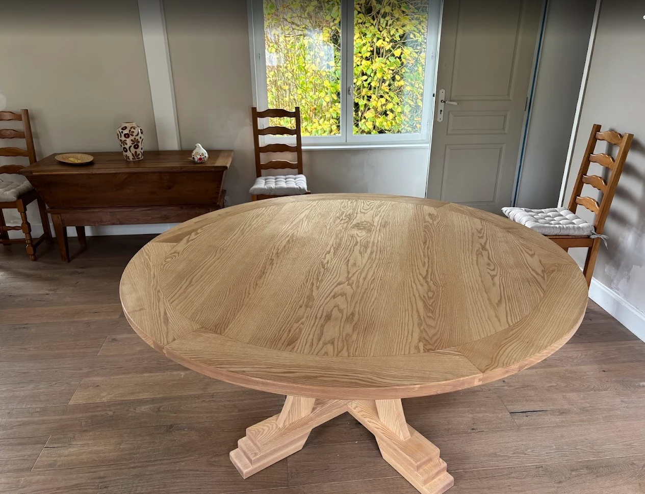 Table sur mesure en bois massif