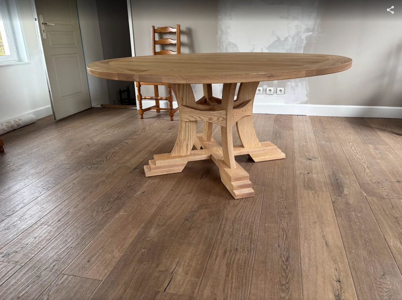 Table sur mesure en bois massif