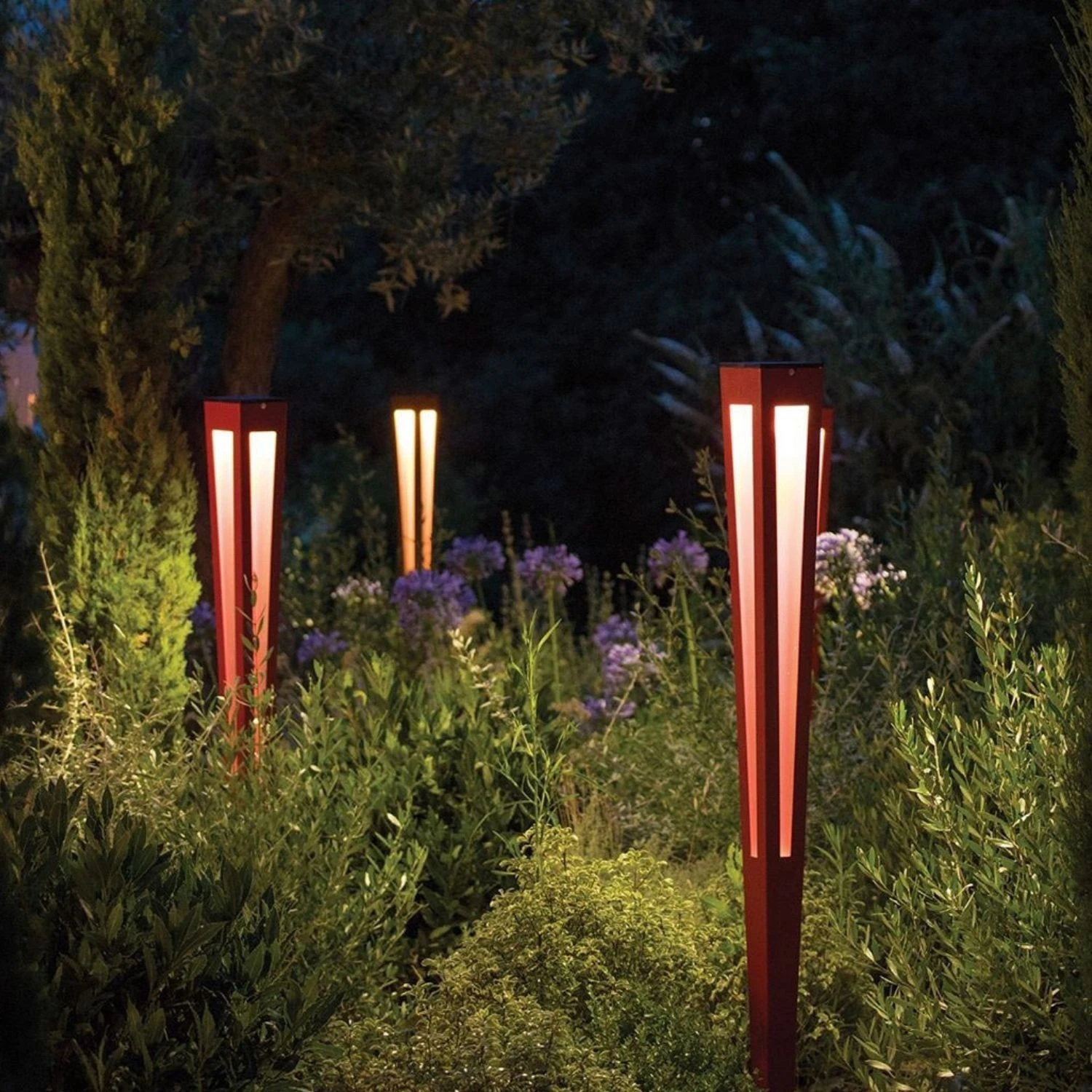 Torche solaire Tinka 120 cm Corten