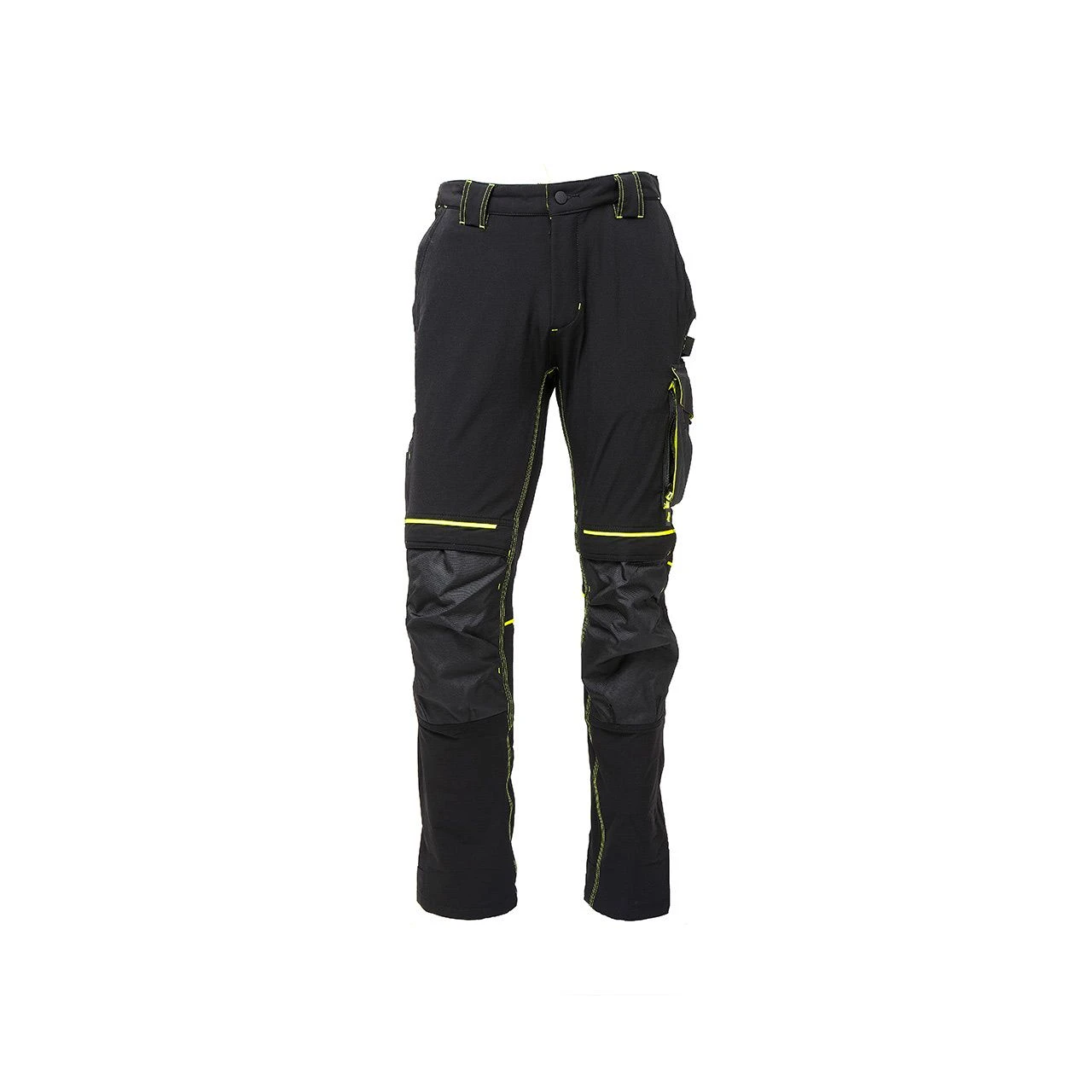 Pantalon ATOM black Carbon/jaune