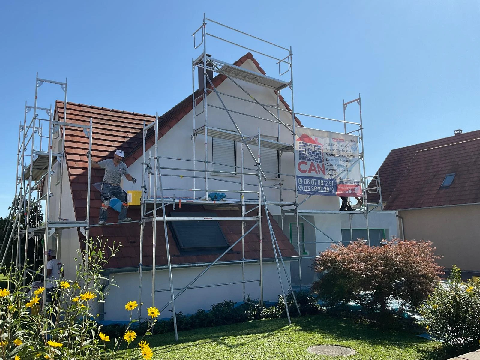 CHANTIER RAVALEMENT DE FACADE RITTERSHOFFEN, HATTEN, SEEBACH, SOUFFLENHEIM