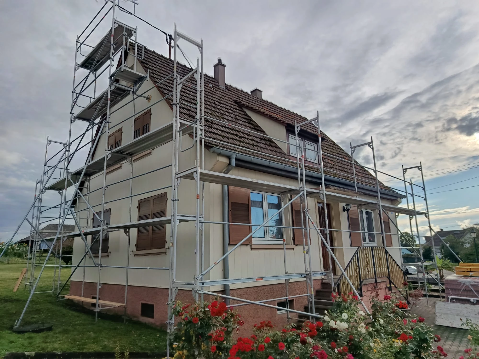 CHANTIER COUVERTURE SALMBACH, SOUFFLENHEIM, HATTEN, RIEDSELTZ