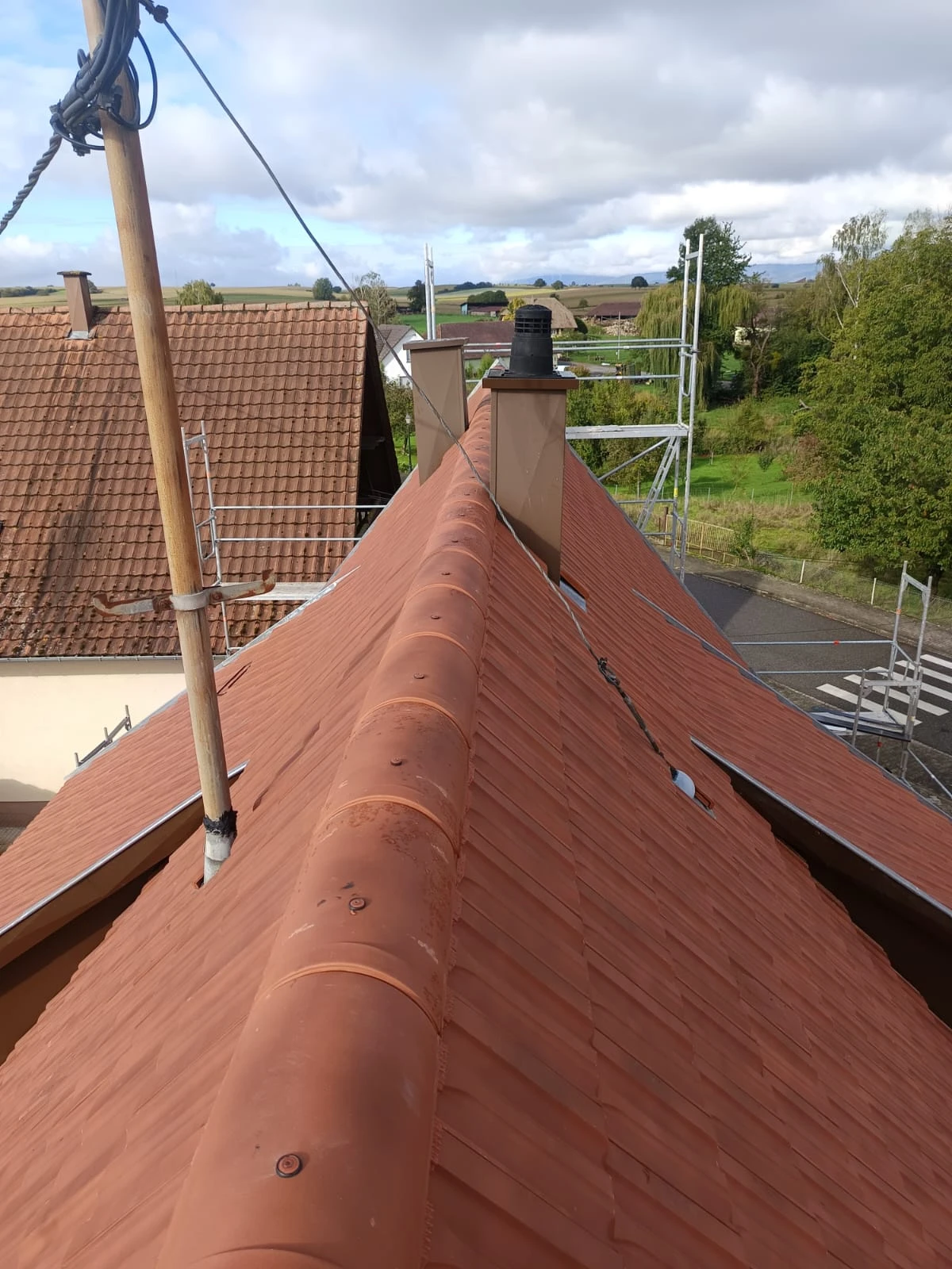 CHANTIER COUVERTURE SALMBACH, SOUFFLENHEIM, HATTEN, RIEDSELTZ