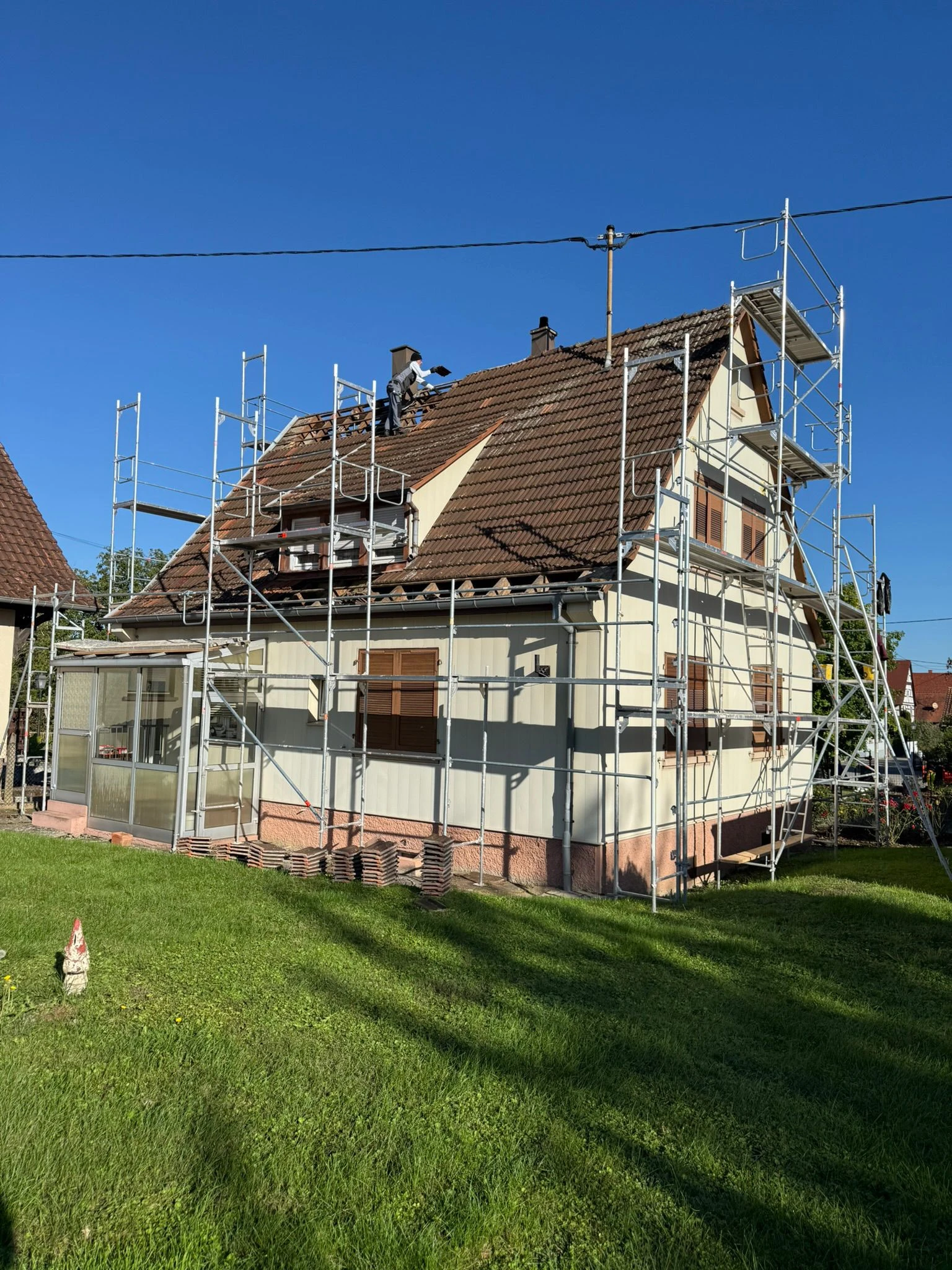 CHANTIER COUVERTURE SALMBACH, SOUFFLENHEIM, HATTEN, RIEDSELTZ