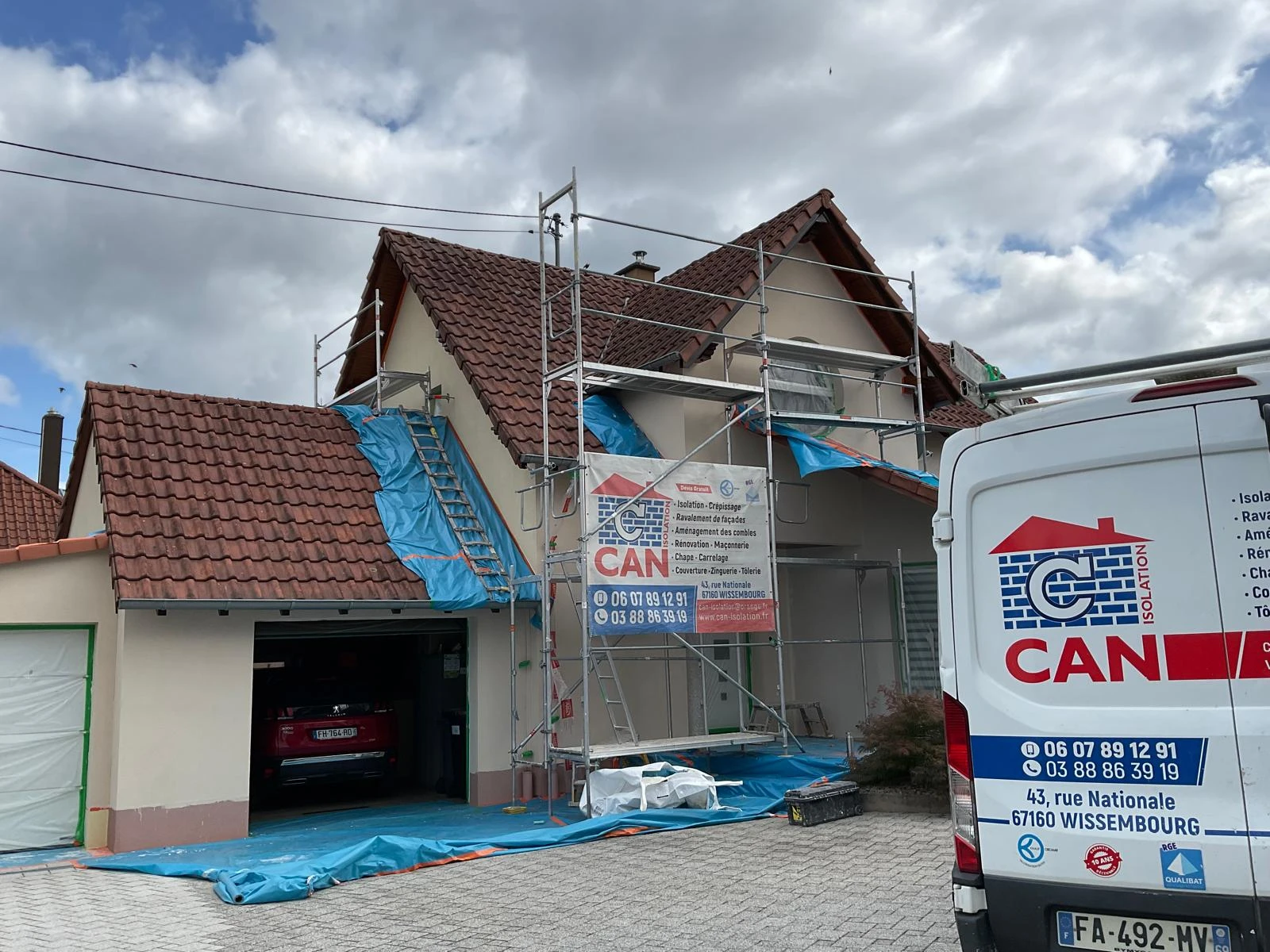 CHANTIER RAVALEMENT DE FACADE LAUTERBOURG, MOTHERN, SCHEIBENHARD, NEEWILLER-PRÈS-LAUTERBOURG