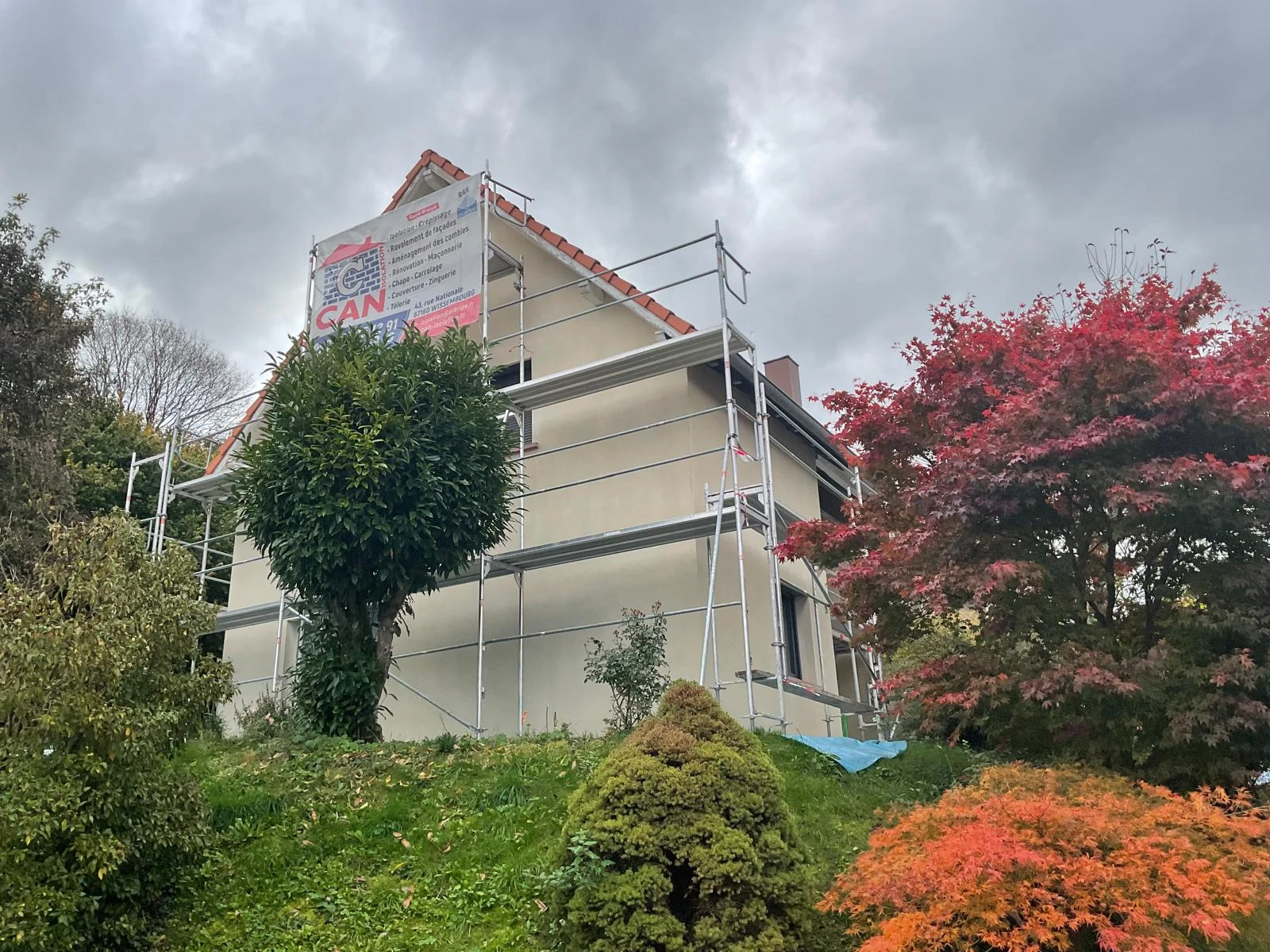 CHANTIER RAVALEMENT DE FACADE WISSEMBOURG, HUNSPACH, RIEDSELTZ, SEEBACH