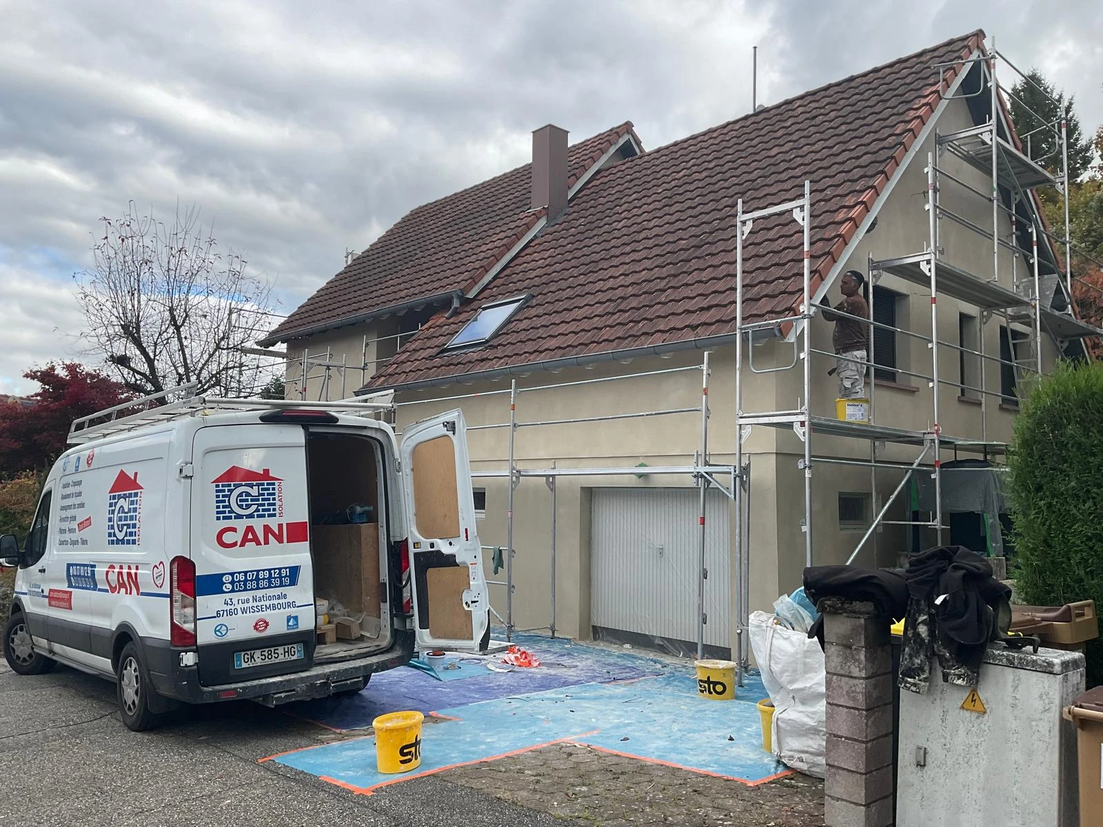 CHANTIER RAVALEMENT DE FACADE WISSEMBOURG, HUNSPACH, RIEDSELTZ, SEEBACH