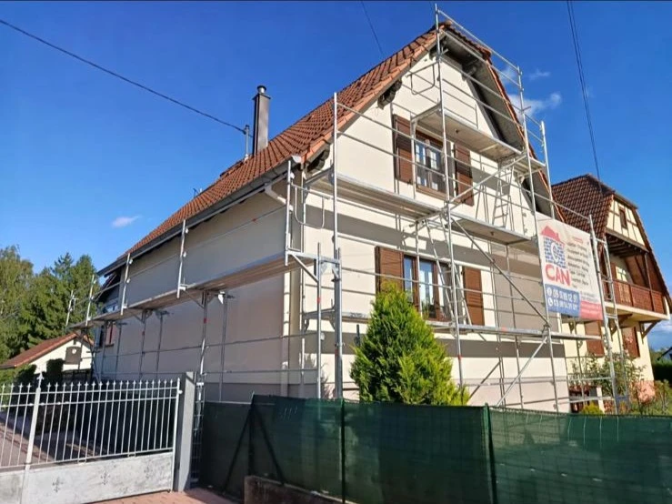 CHANTIER RAVALEMENT DE FACADE SEEBACH, HAGUENAU, SOUFFLENHEIM, WINGEN-SUR-MODER
