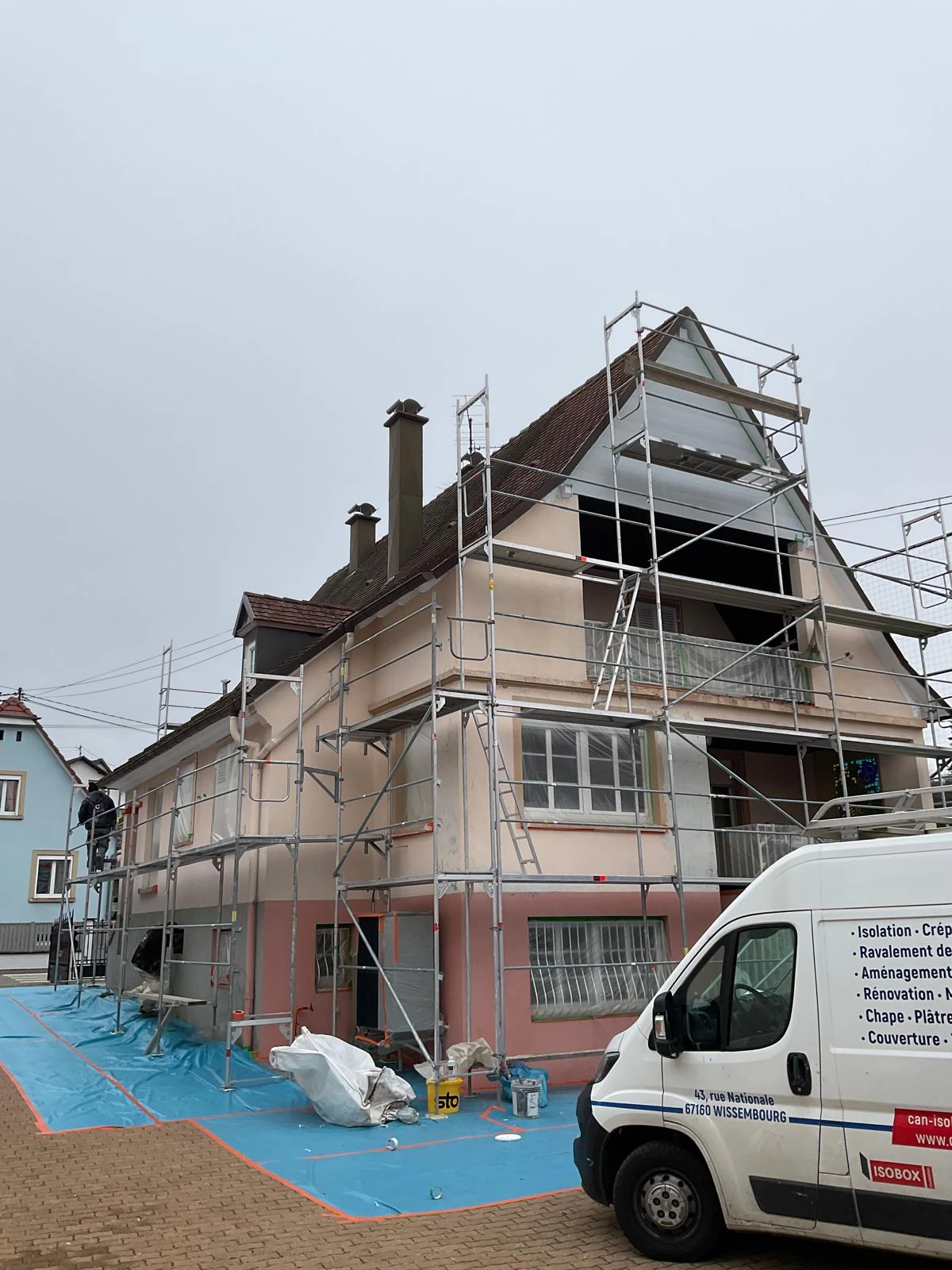 CHANTIER RAVALEMENT DE FACADE SOULTZ-SOUS-FORÊTS, HOFFEN, HUNSPACH, SEEBACH