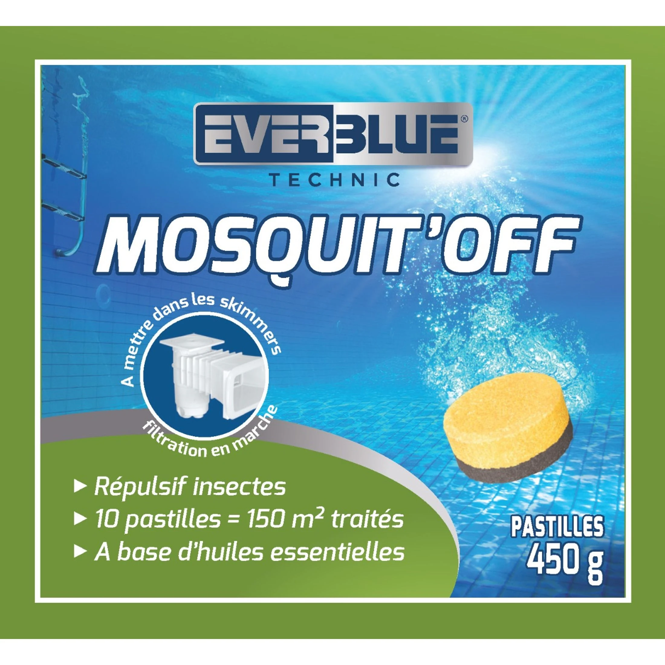 Mosquit'Off Anti-insectes - Boîte de 10 pastilles de 45g