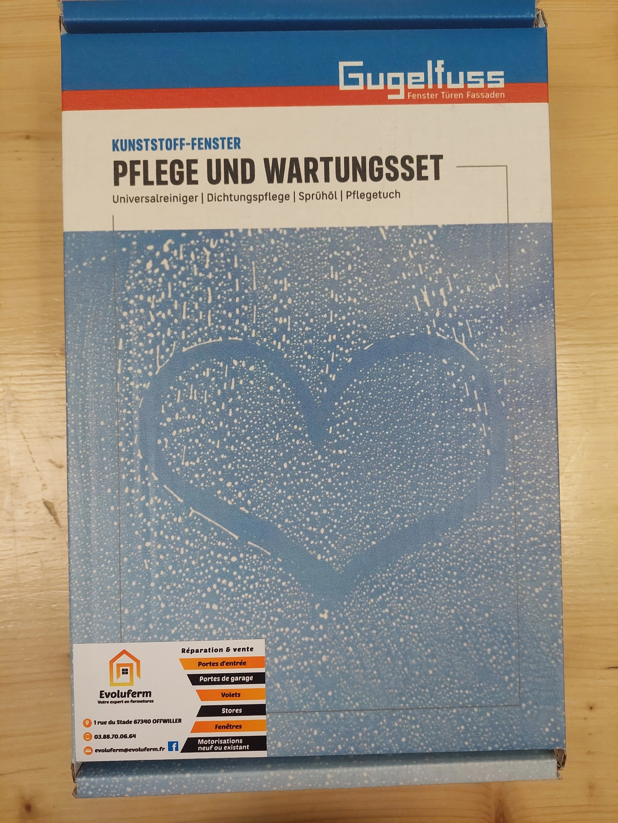 Kit de nettoyage et d'entretien pour fenêtres