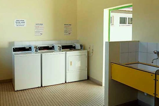 Camping avec laverie sur place