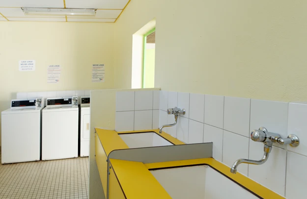 Camping avec un point d'eau potable