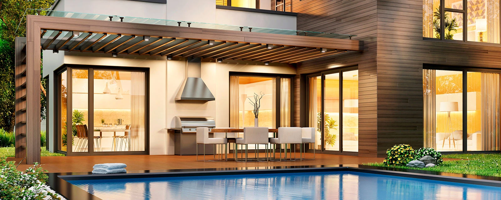 Pergolas, porches et auvents en bois pour particuliers et professionnels – WOODPRO – BARTHOMEUF