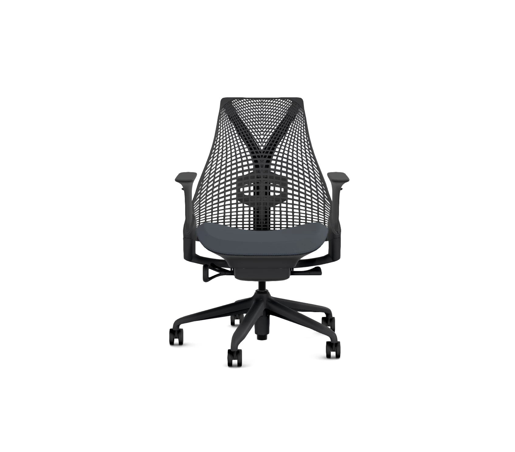 Fauteuil SAYL Herman Miller dossier noir tissu phoenix au choix