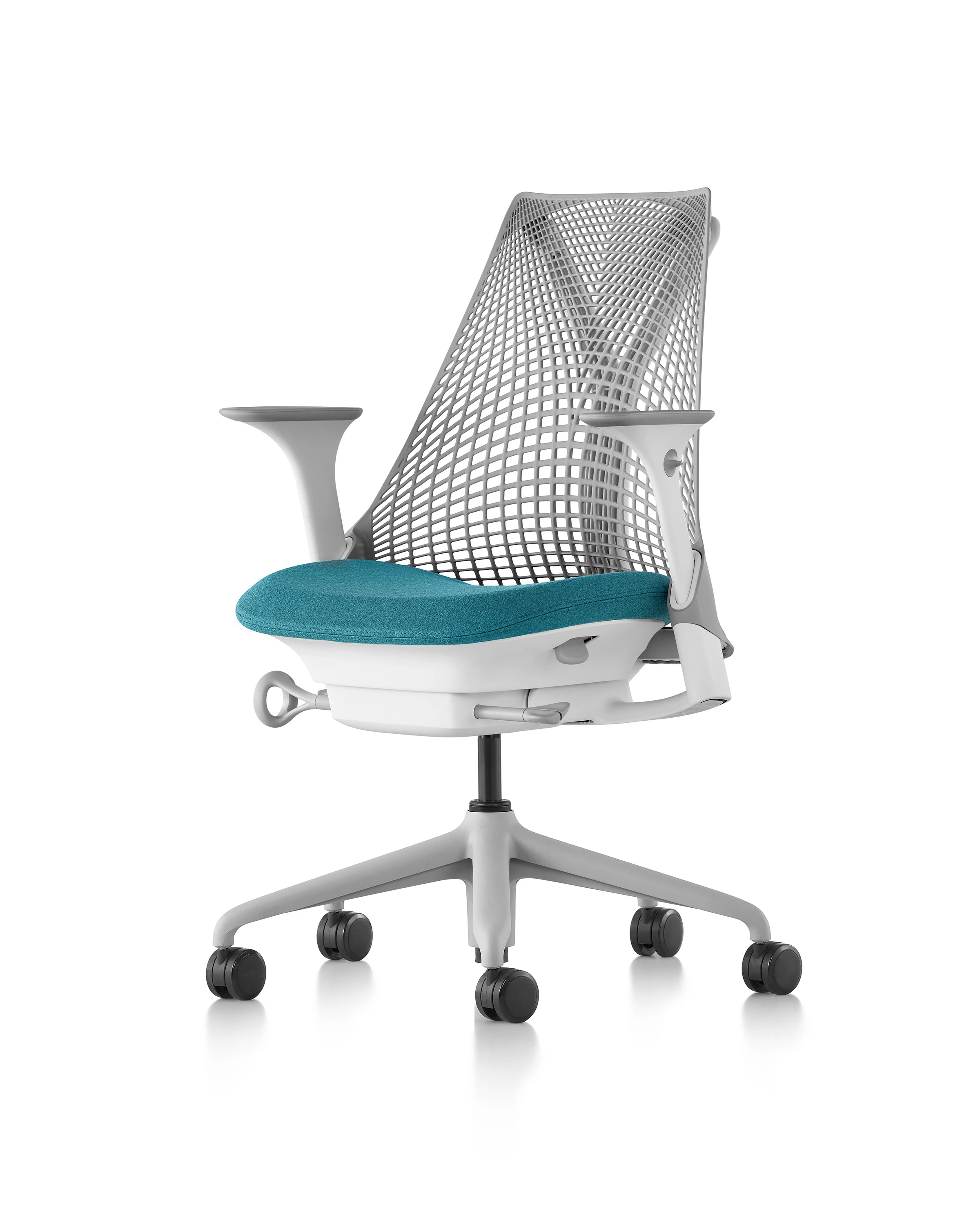 Fauteuil SAYL Herman Miller dossier slate grey assise Phoenix coloris au choix