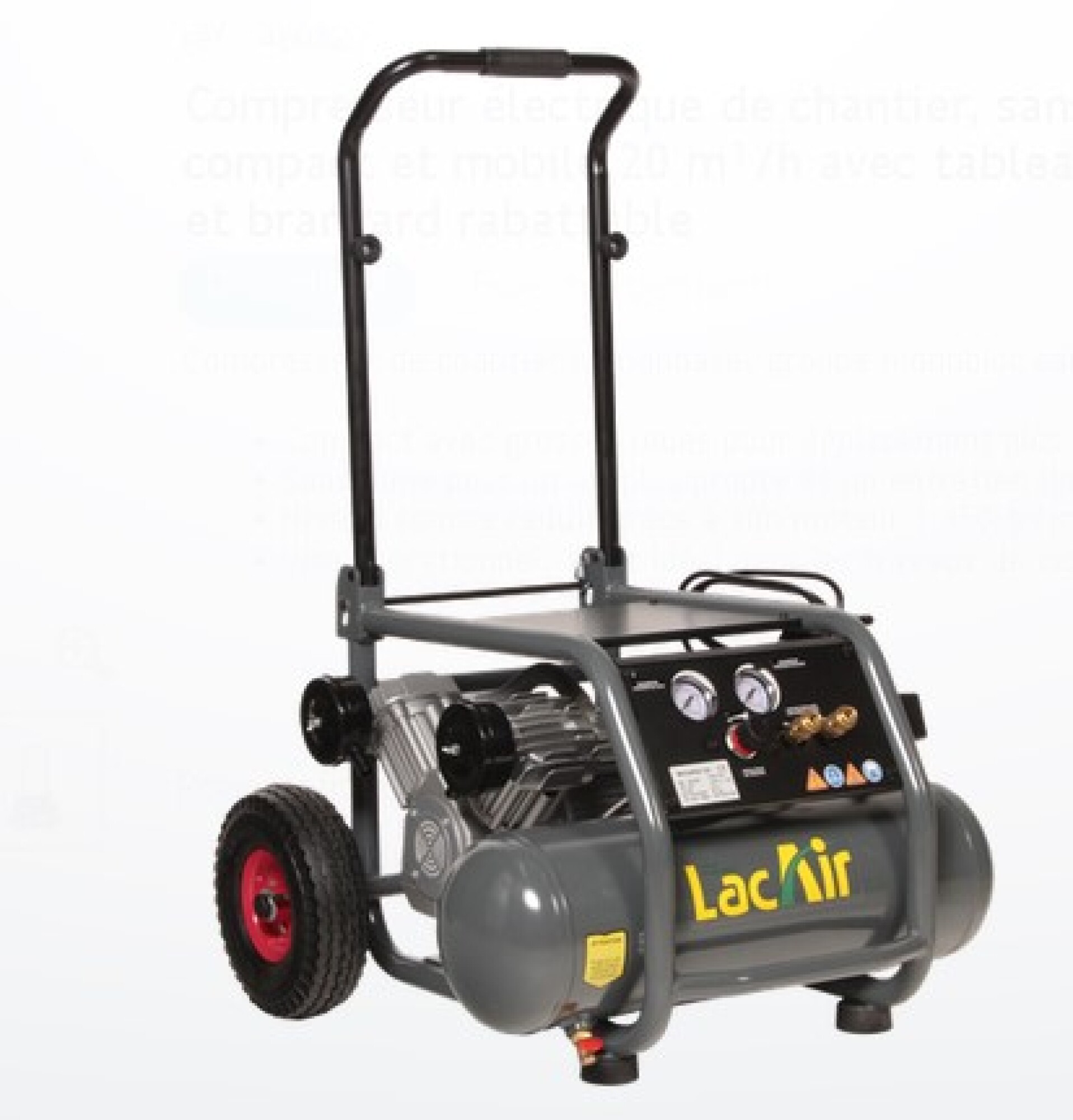 Compresseur électrique de chantier MAXAIR 2020LACME 460820