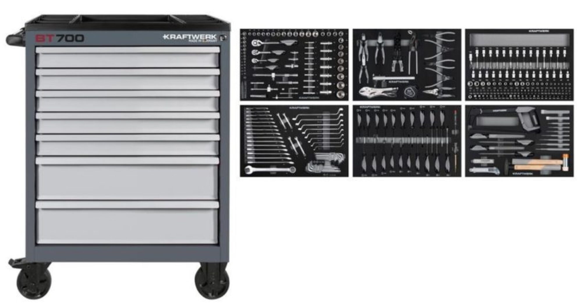 Servante d'atelier KRAFTWERK BT700 BASIC LINE