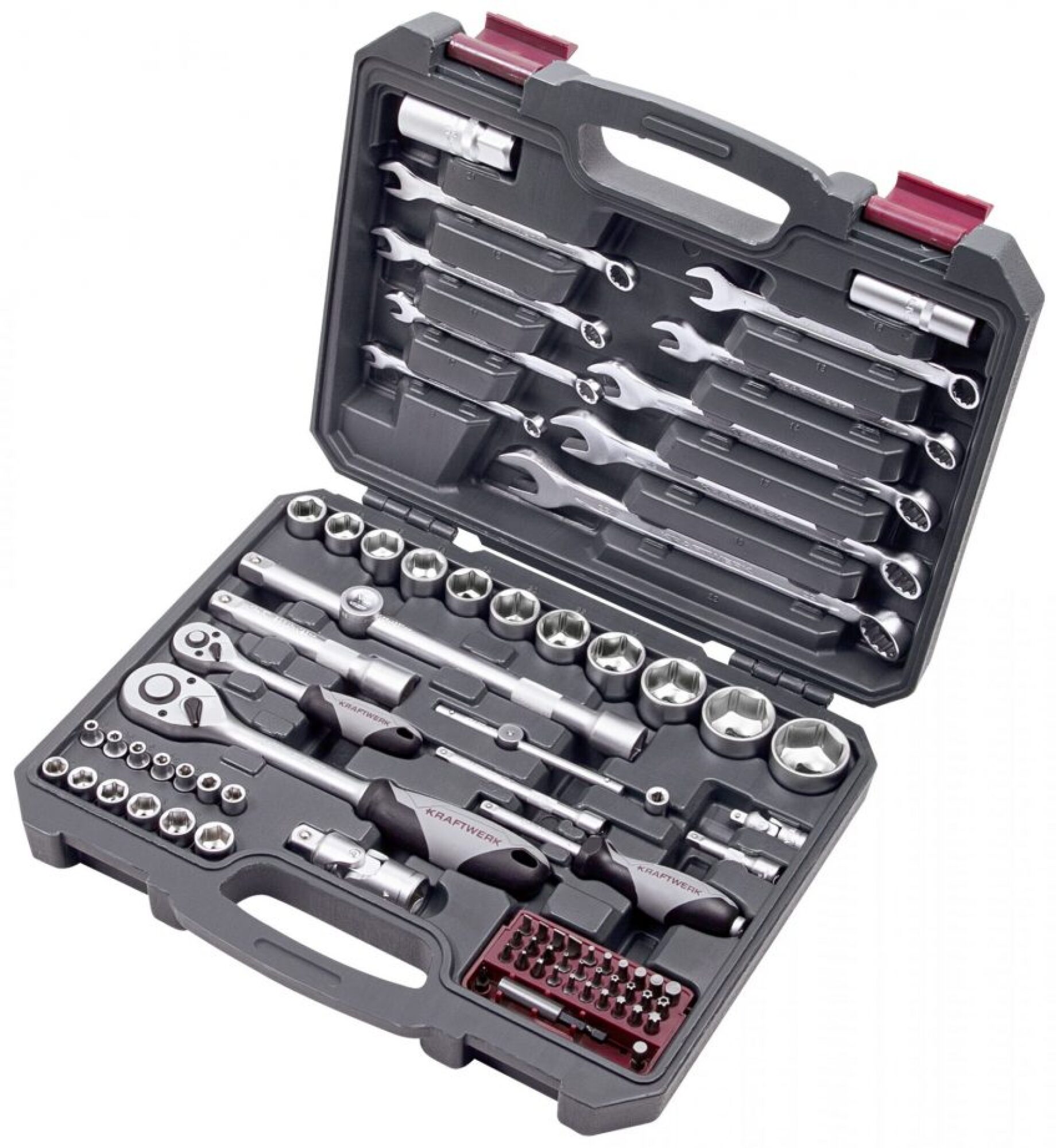 Coffret de 84 douilles 1/4″+1/2″ KRAFTWERK Basic-line 204.103.600