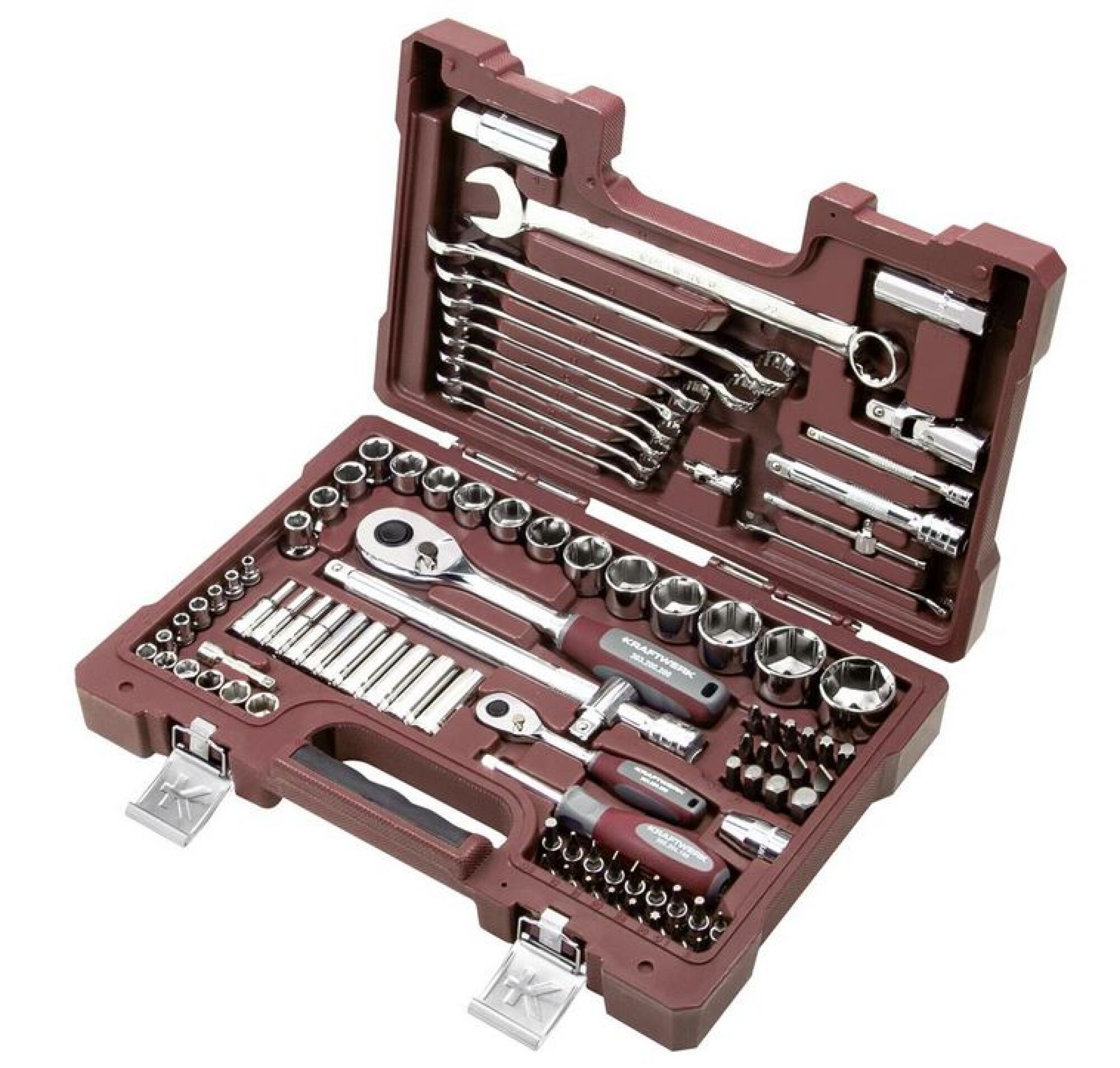 Coffret de douilles 1/4″ + 1/2″ – 93 pcs KRAFTWERK