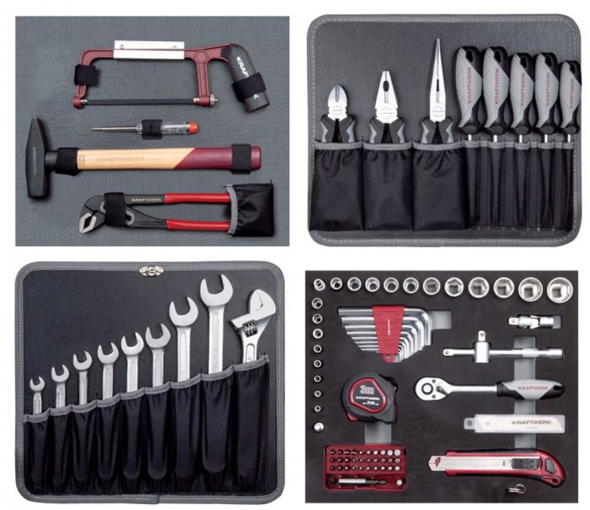 Coffret d'outils, B143 1/4″ + 3/8″ – 102 pcs KRAFTWERK