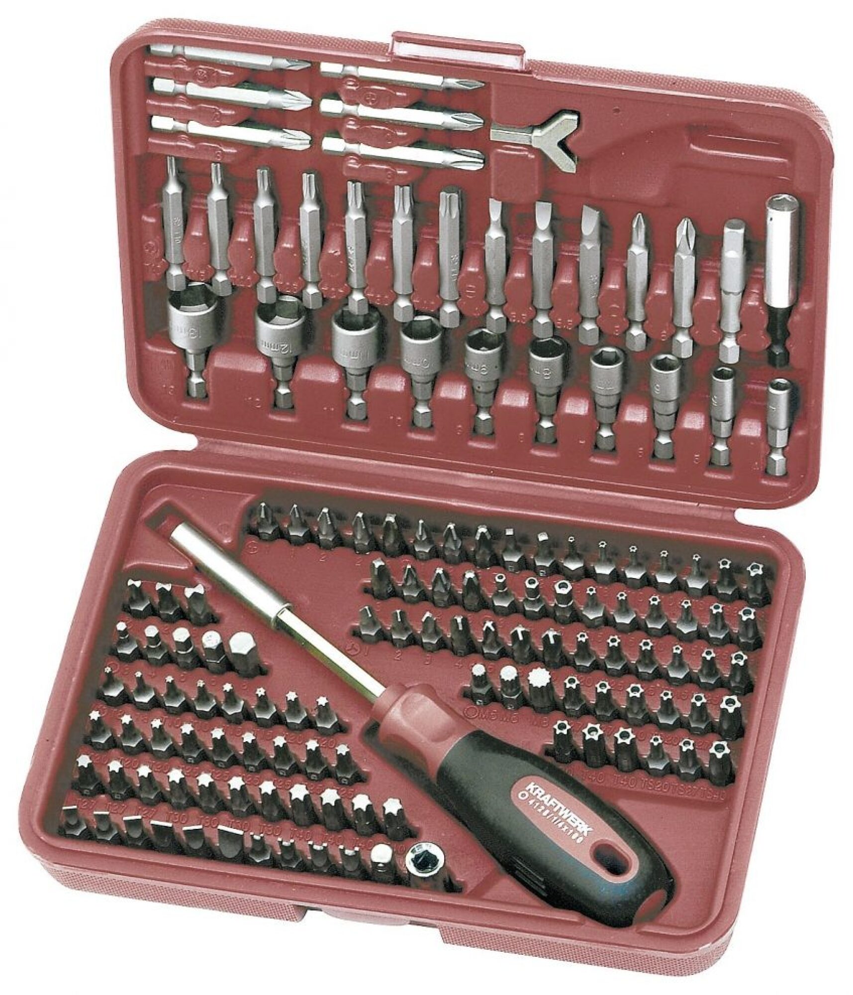 Boîte de 138 embouts universels 1/4 » KRAFTWERK 2778