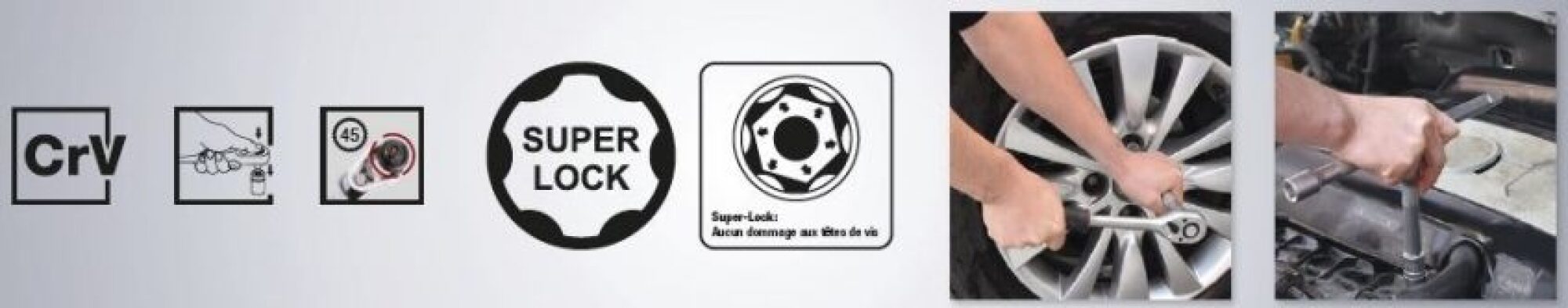 Coffret de douilles 1/4″ + 3/8″ + 1/2″ Basic Line 200 pcs KRAFTWERK