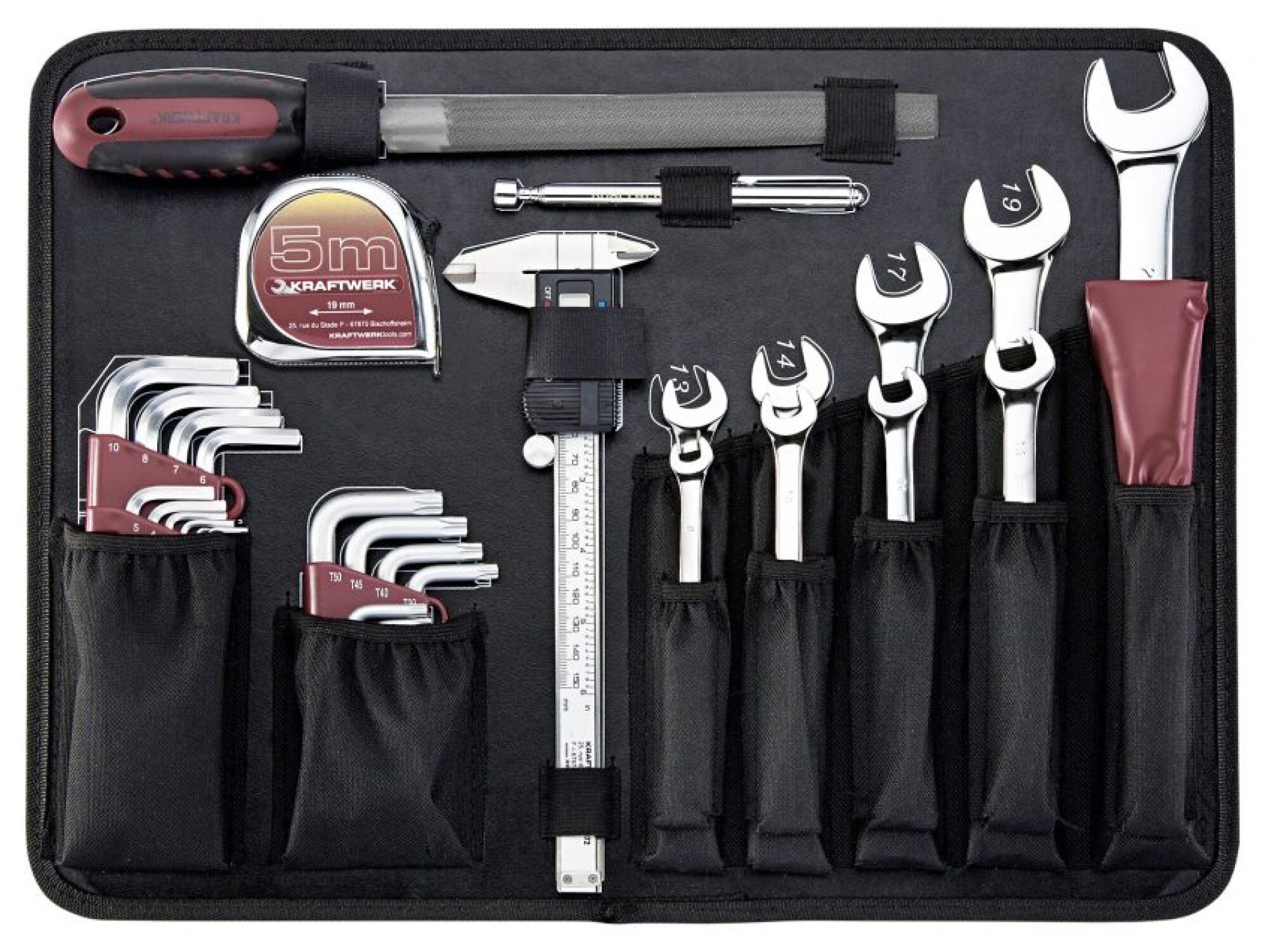 Coffret équipé 1/4″+1/2″, 263 outils KRAFTWERK