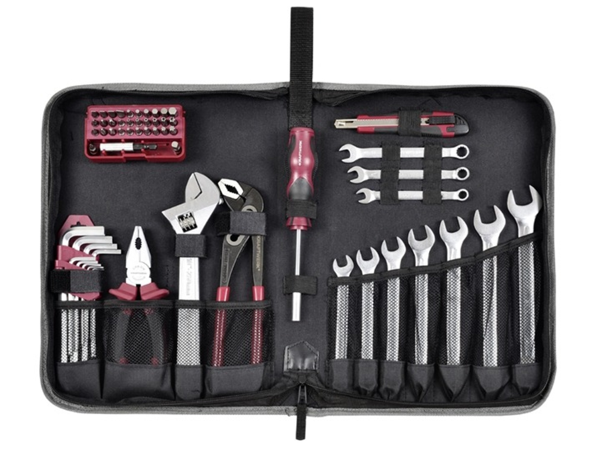 Trousse équipée 57 pcs 1/4" KRAFTWERK