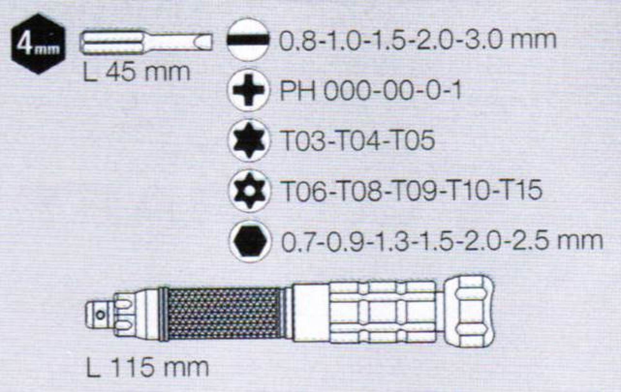 Boite d'embouts de précisions universels 24 pcs KRAFTWERK 3181