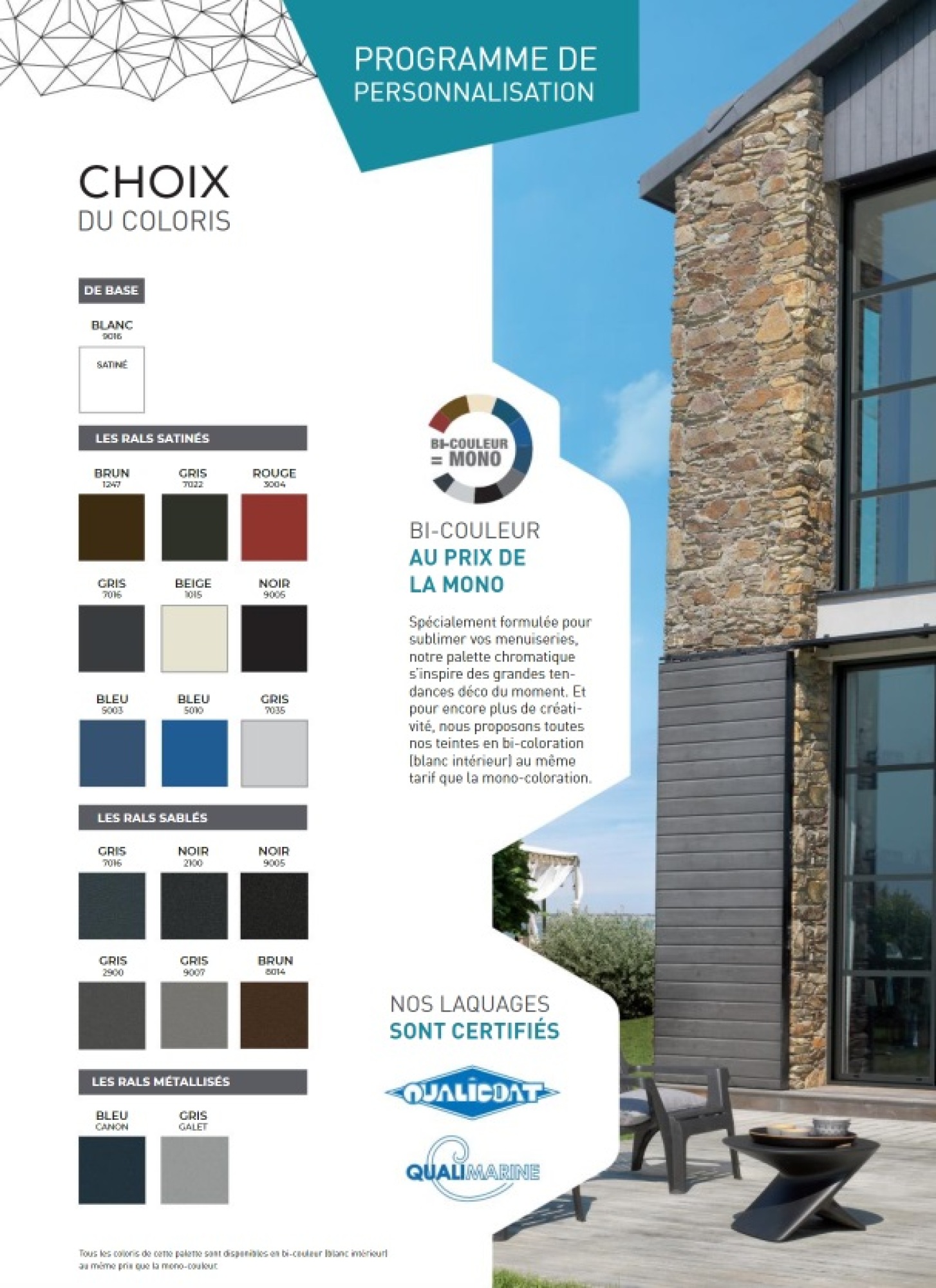 Fenêtre aluminium 2 vantaux