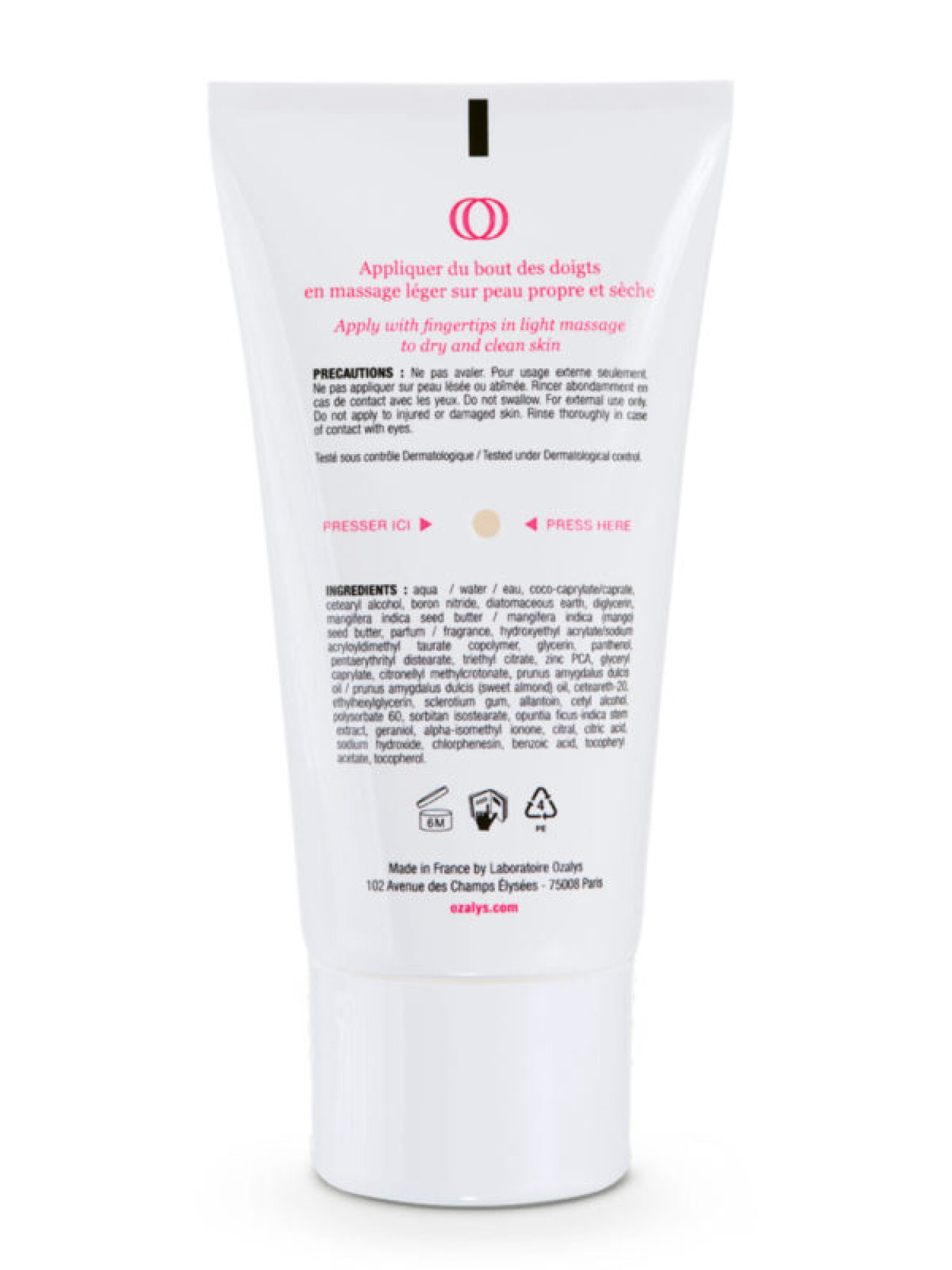 Crème déodorante - soin onctueux