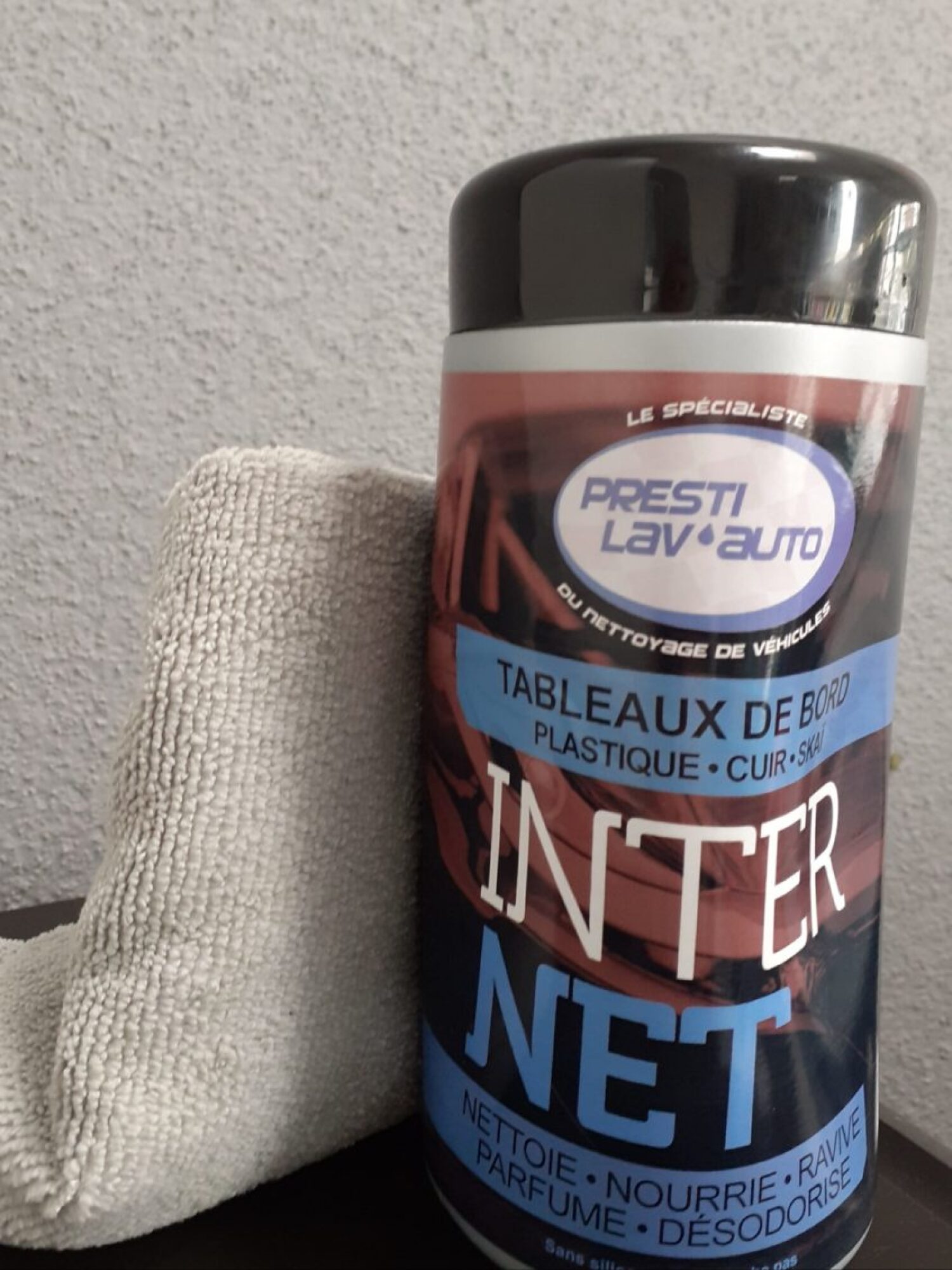 Lingettes nettoyantes + chiffon microfibre