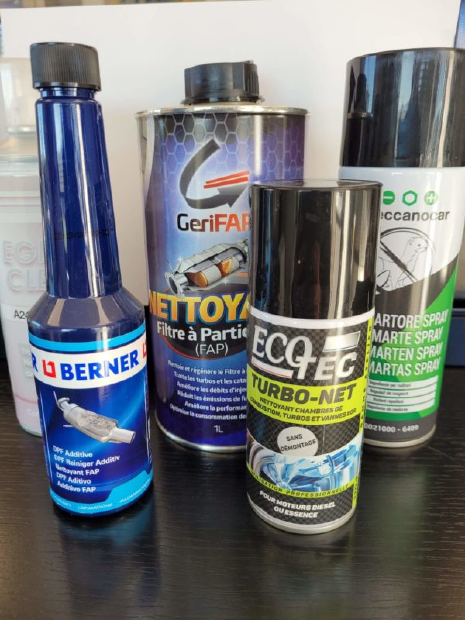 Vente de produits de traitements moteur