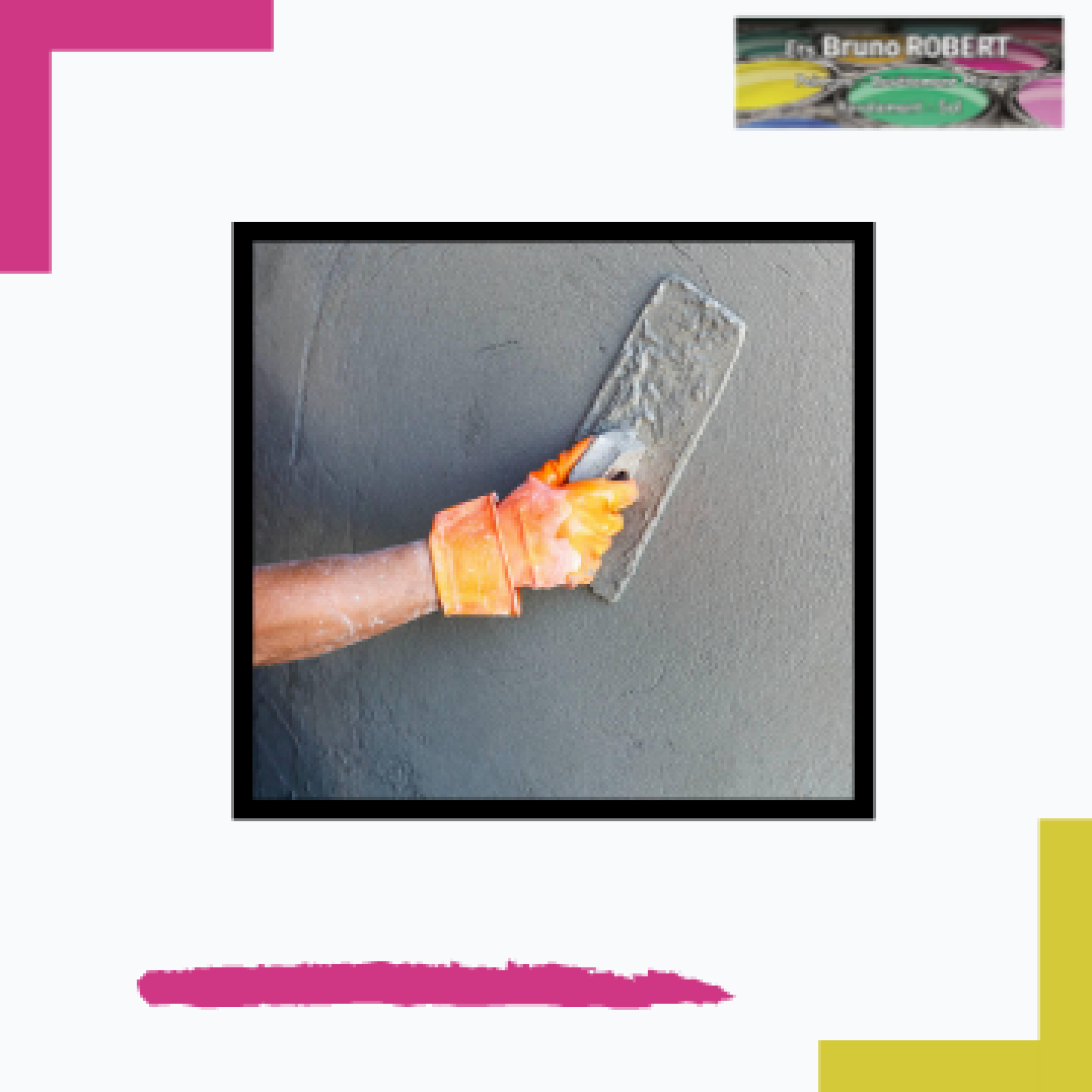 Application d'enduit décoratif