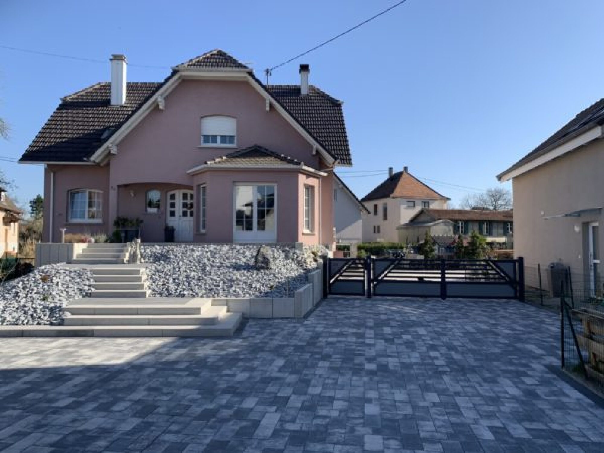 Fourniture et pose portail aluminium