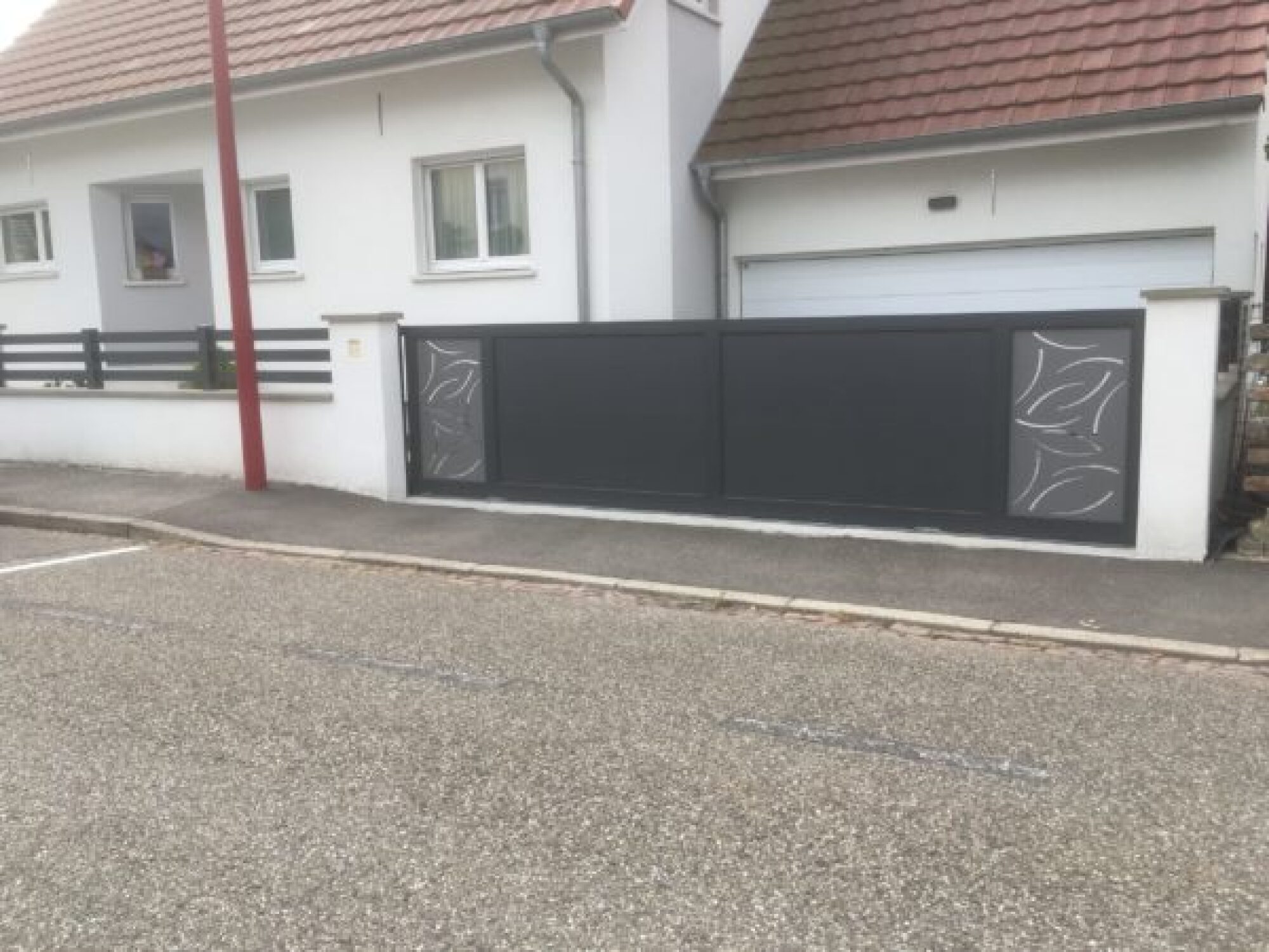 Fourniture et pose portail aluminium