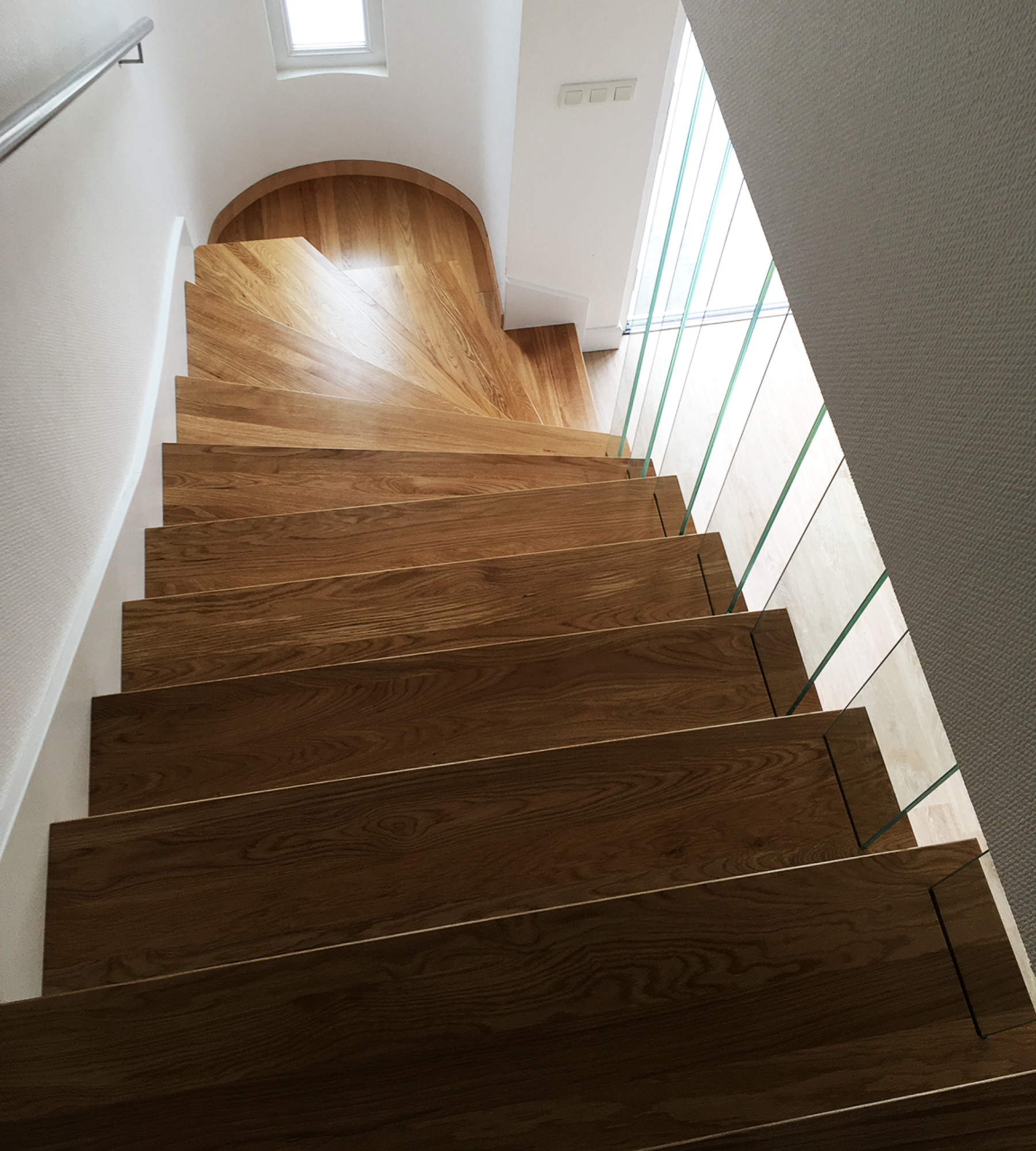 Habillage escalier béton