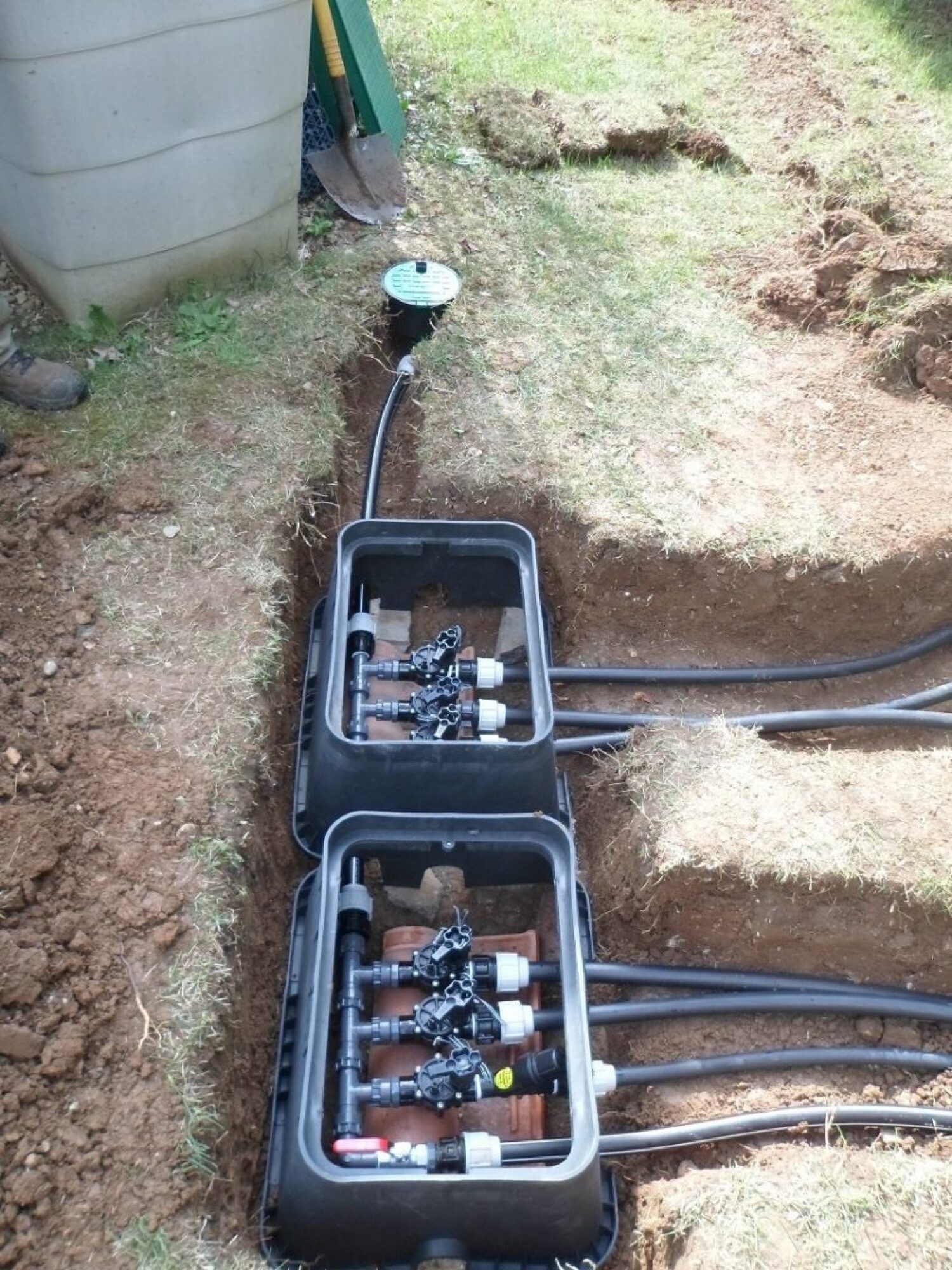 Installation d’arrosage automatique intégré