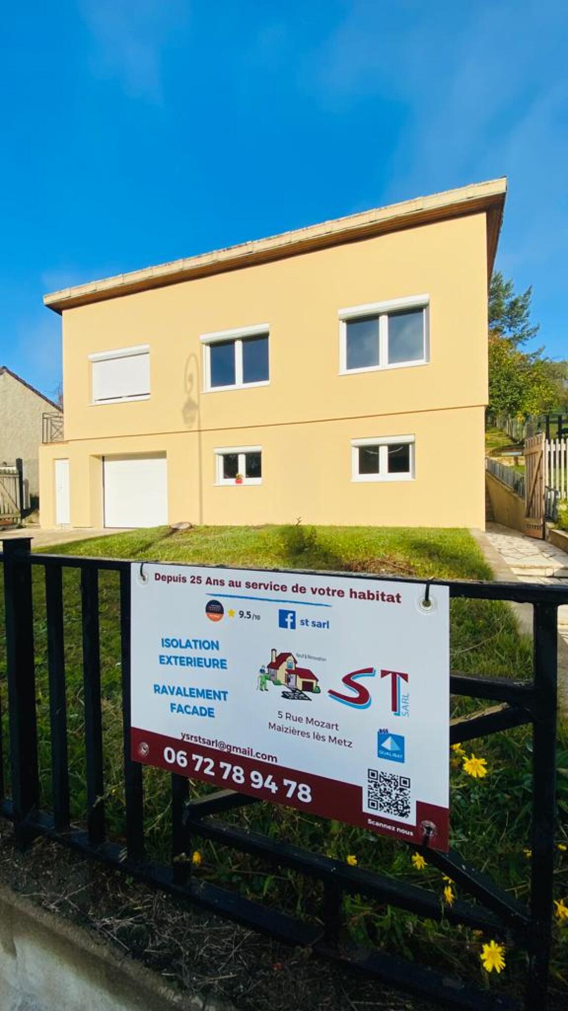 Isolation thermique extérieure maison à Noully