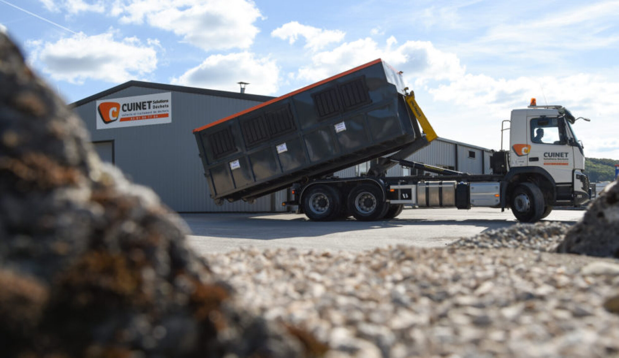 Location benne 30m3 étanche et compartimenté