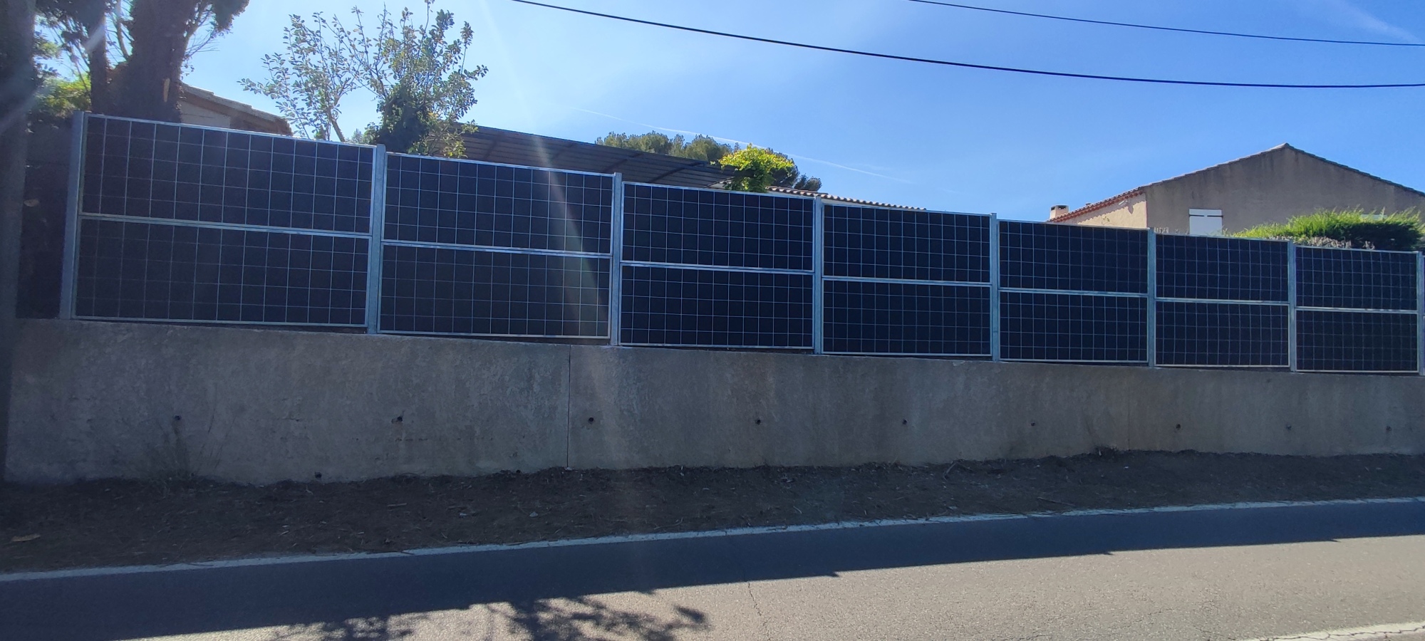 Mur antibruit modulaire