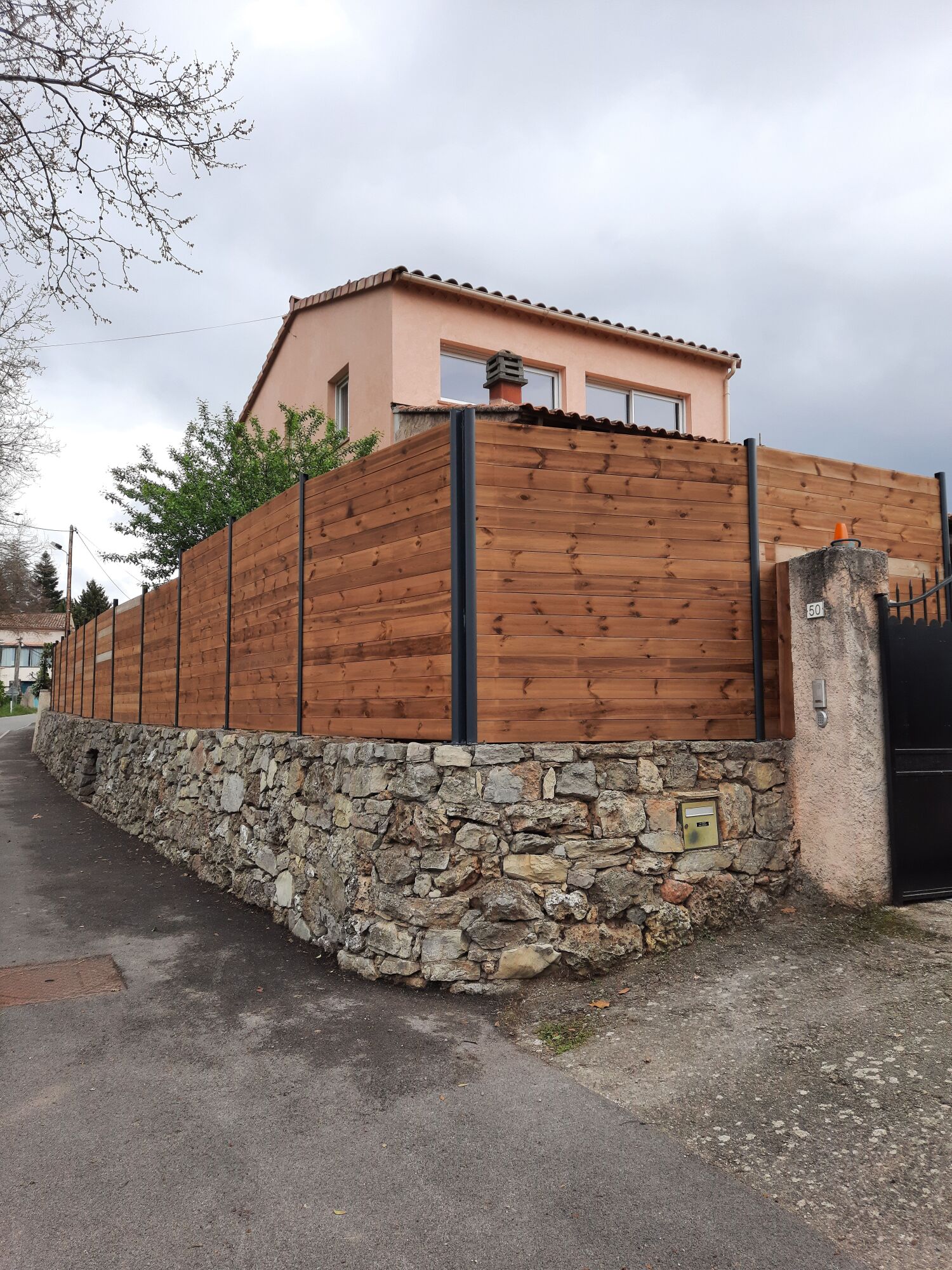 Palissade bois classe IV