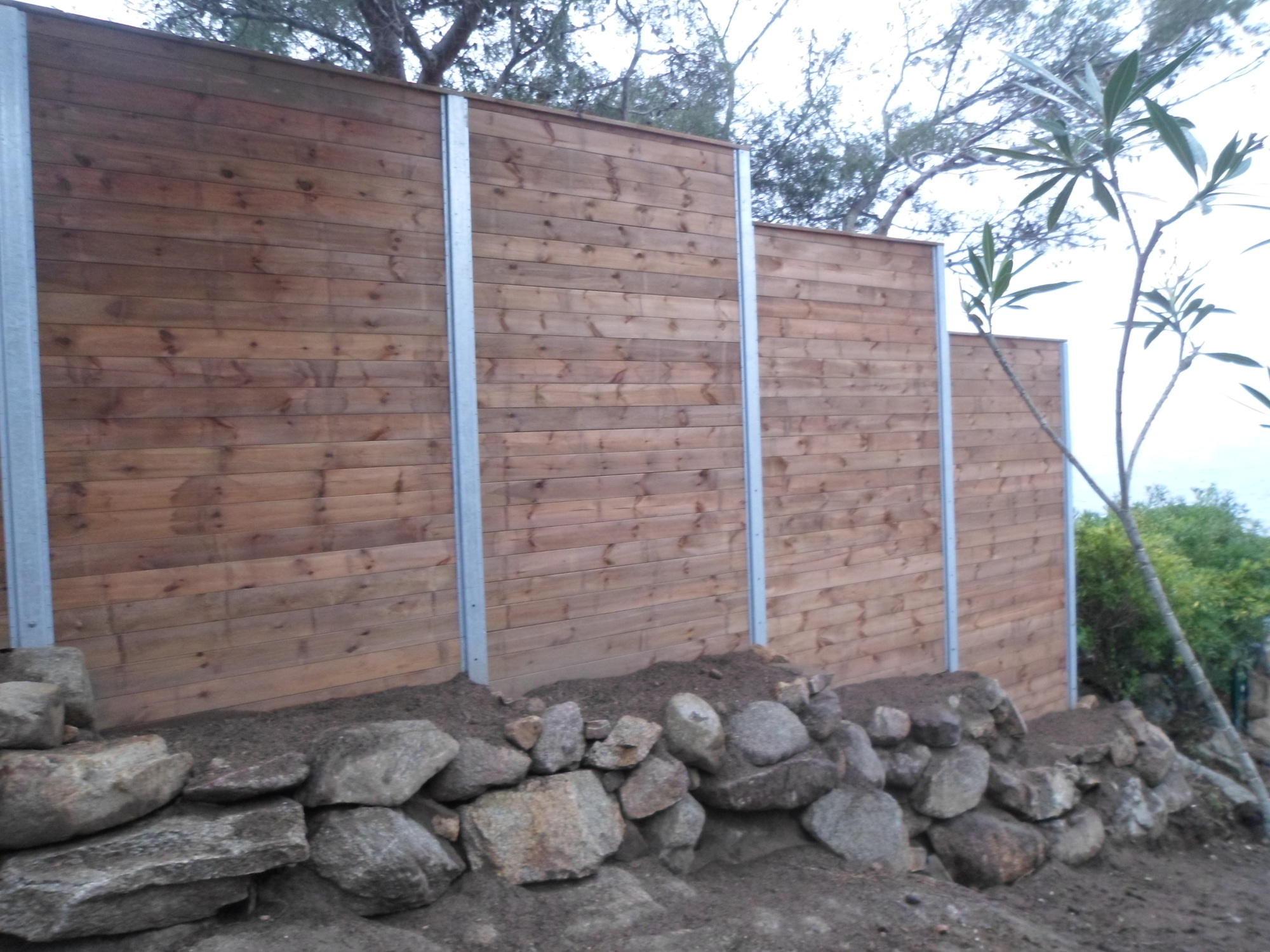 Palissade bois classe IV