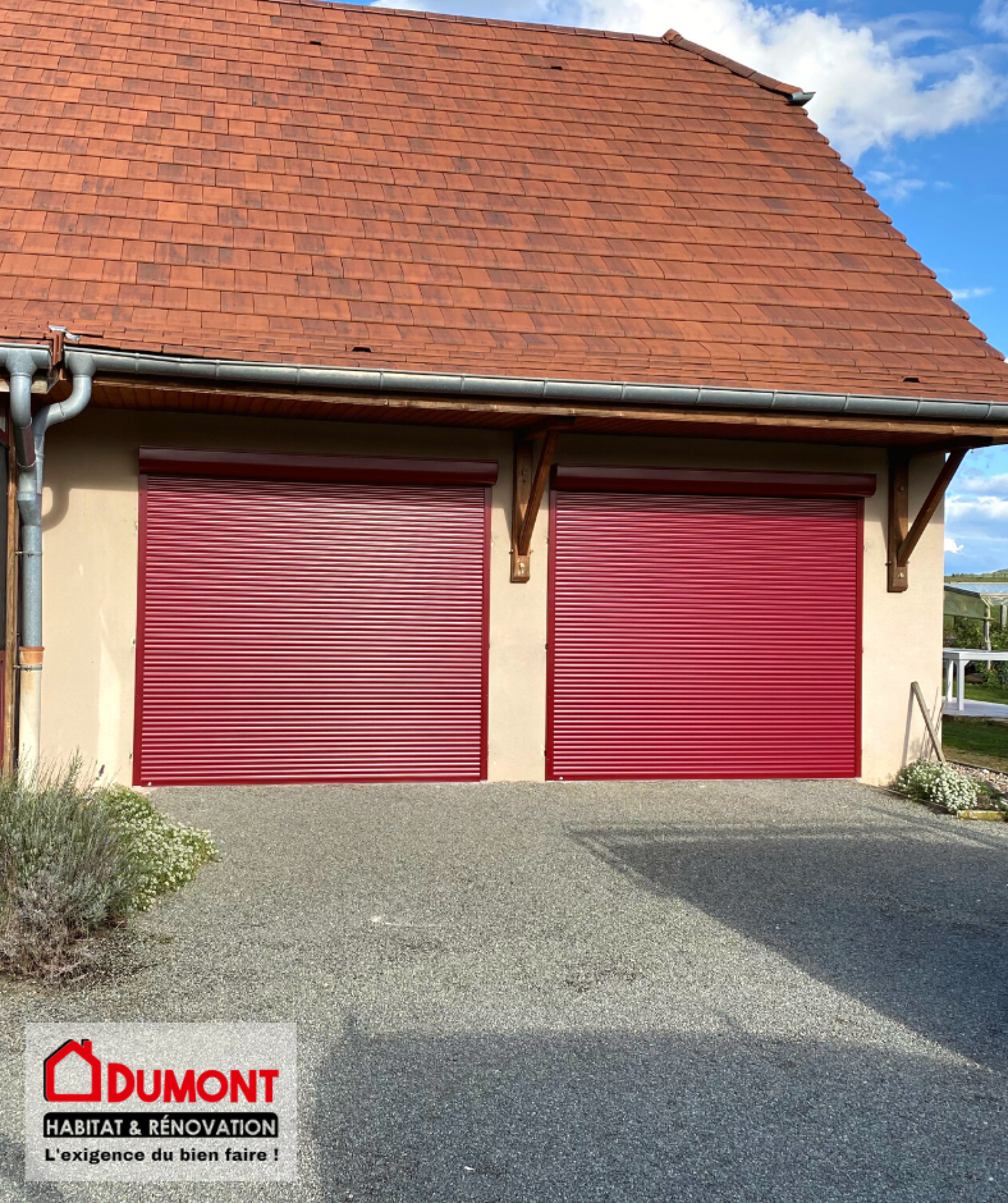 Porte de garage enroulable